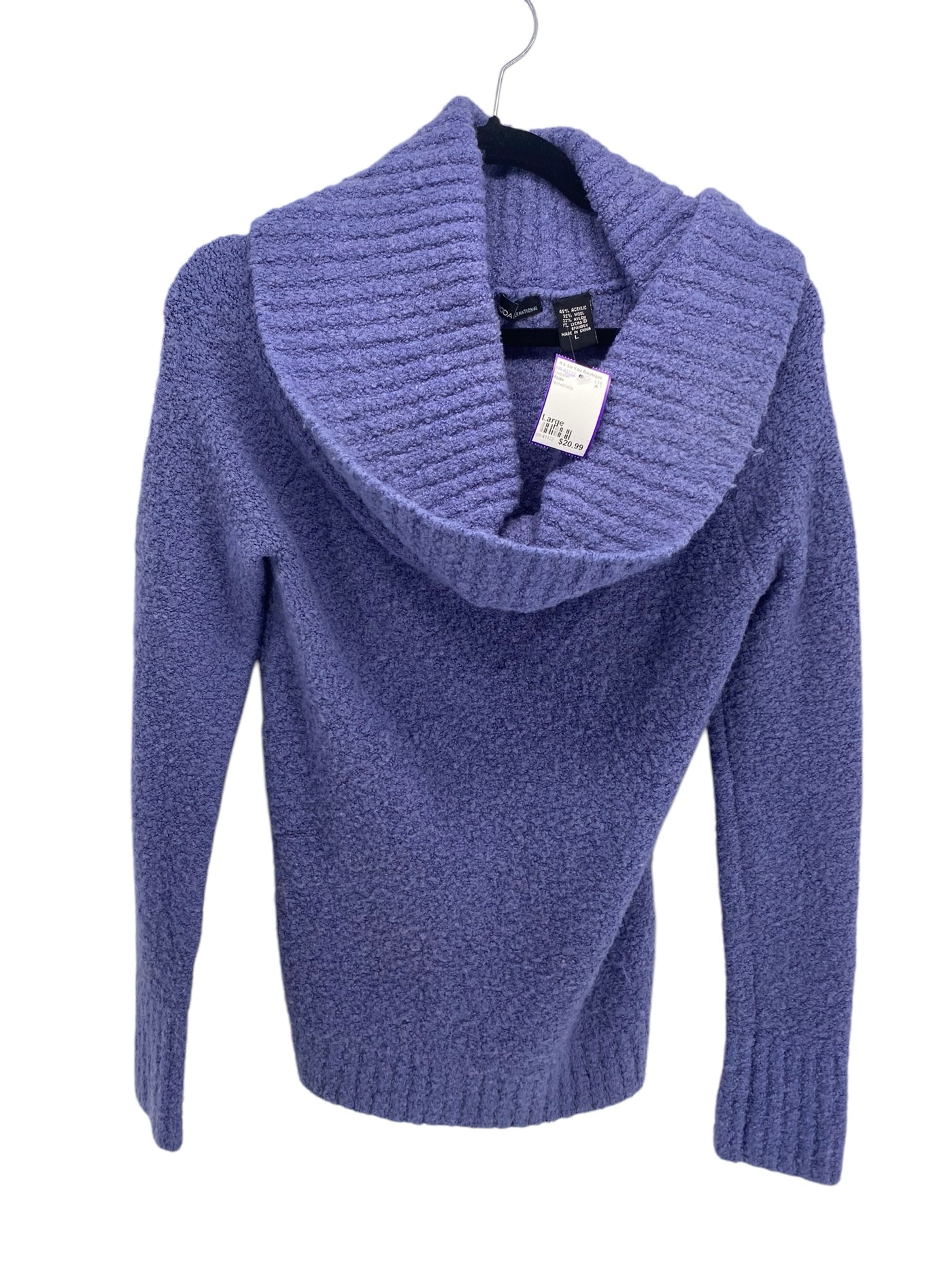 Moda Misses Size Large Periwinkle Sweater