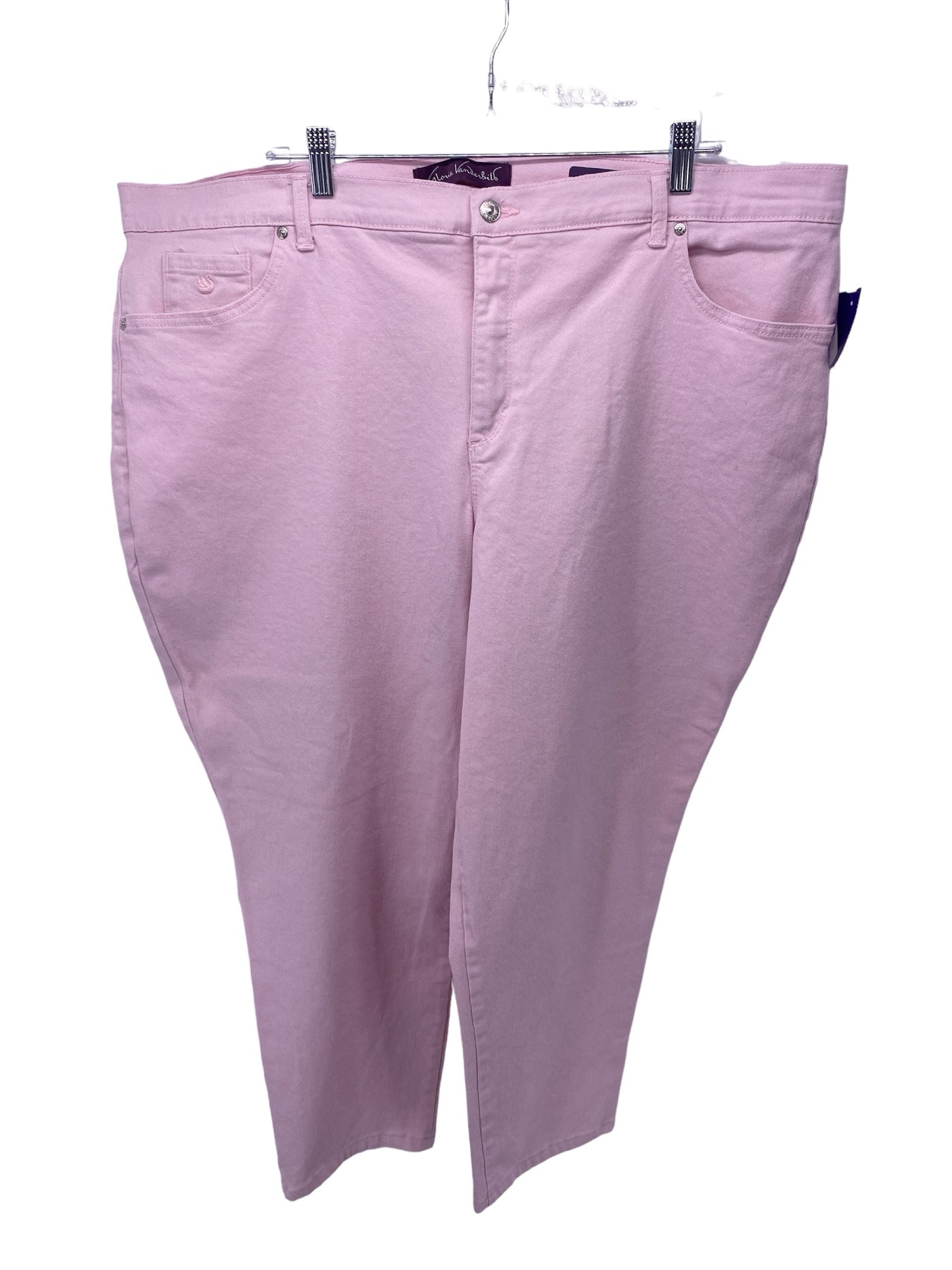 Gloria Vanderbilt Women Size 22W Pink CD Pants