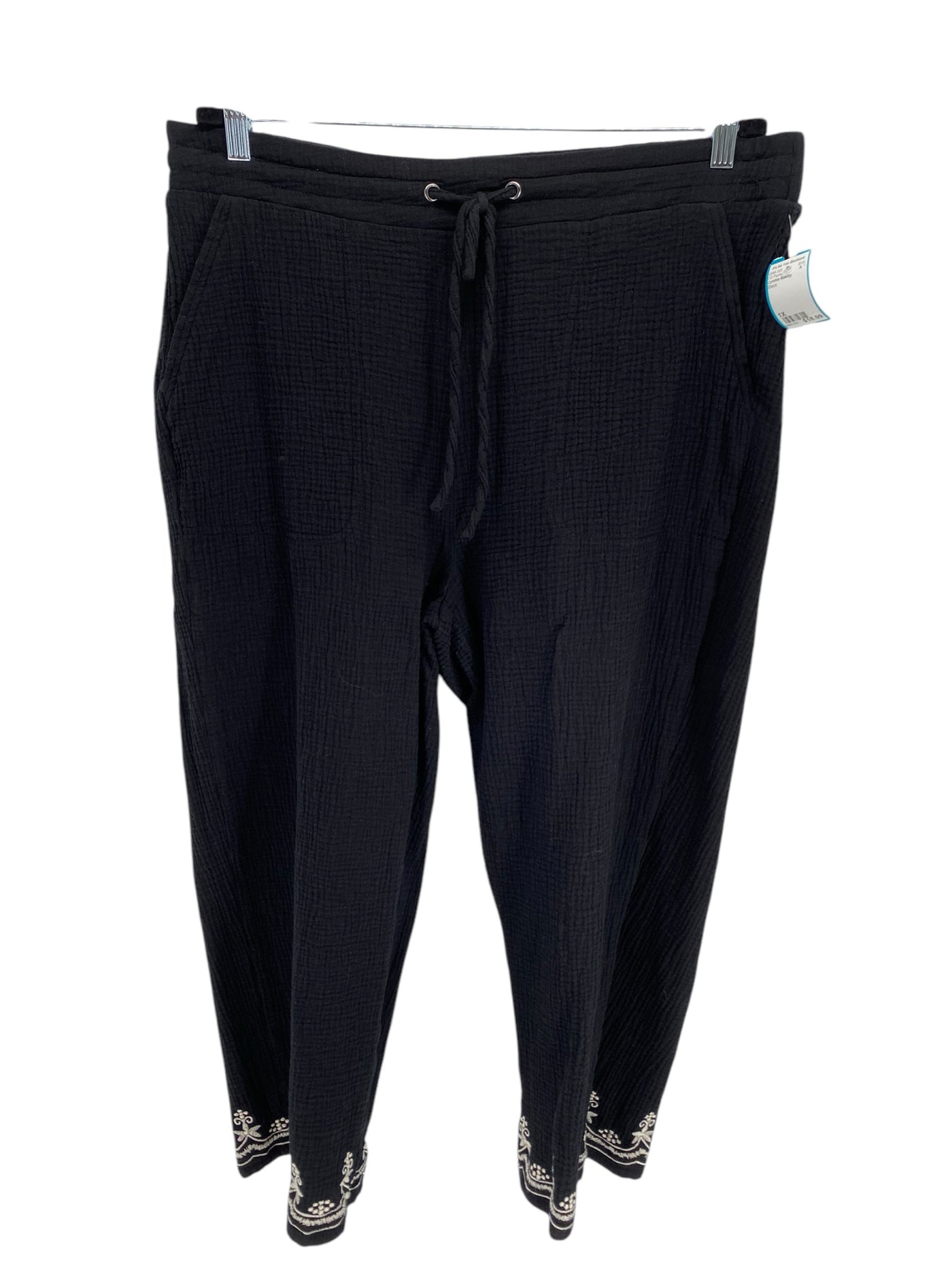 Cynthia Rowley Women Size 1X Black CD Pants