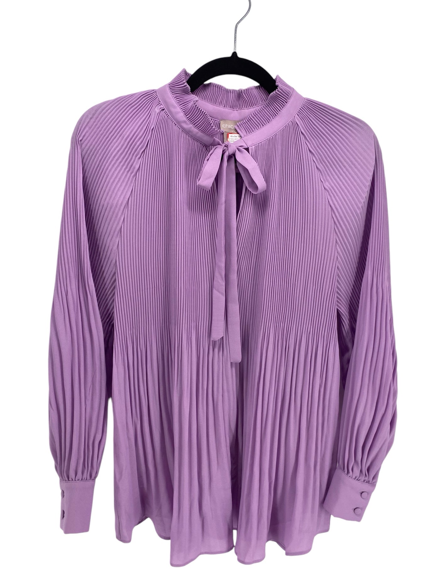 Chico's Misses Size Chico's 2 (12) Lilac 3/4 Blouse