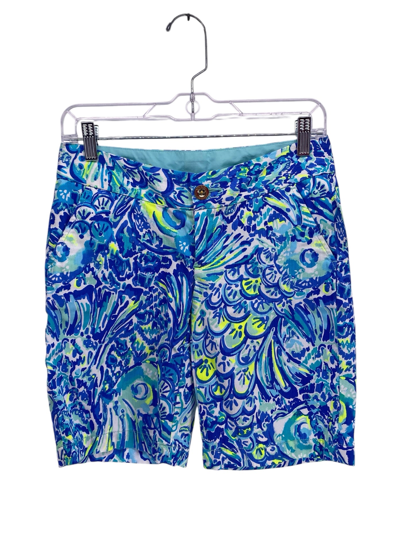 Lilly Pulitzer Misses Size 0 Blue Multi Shorts