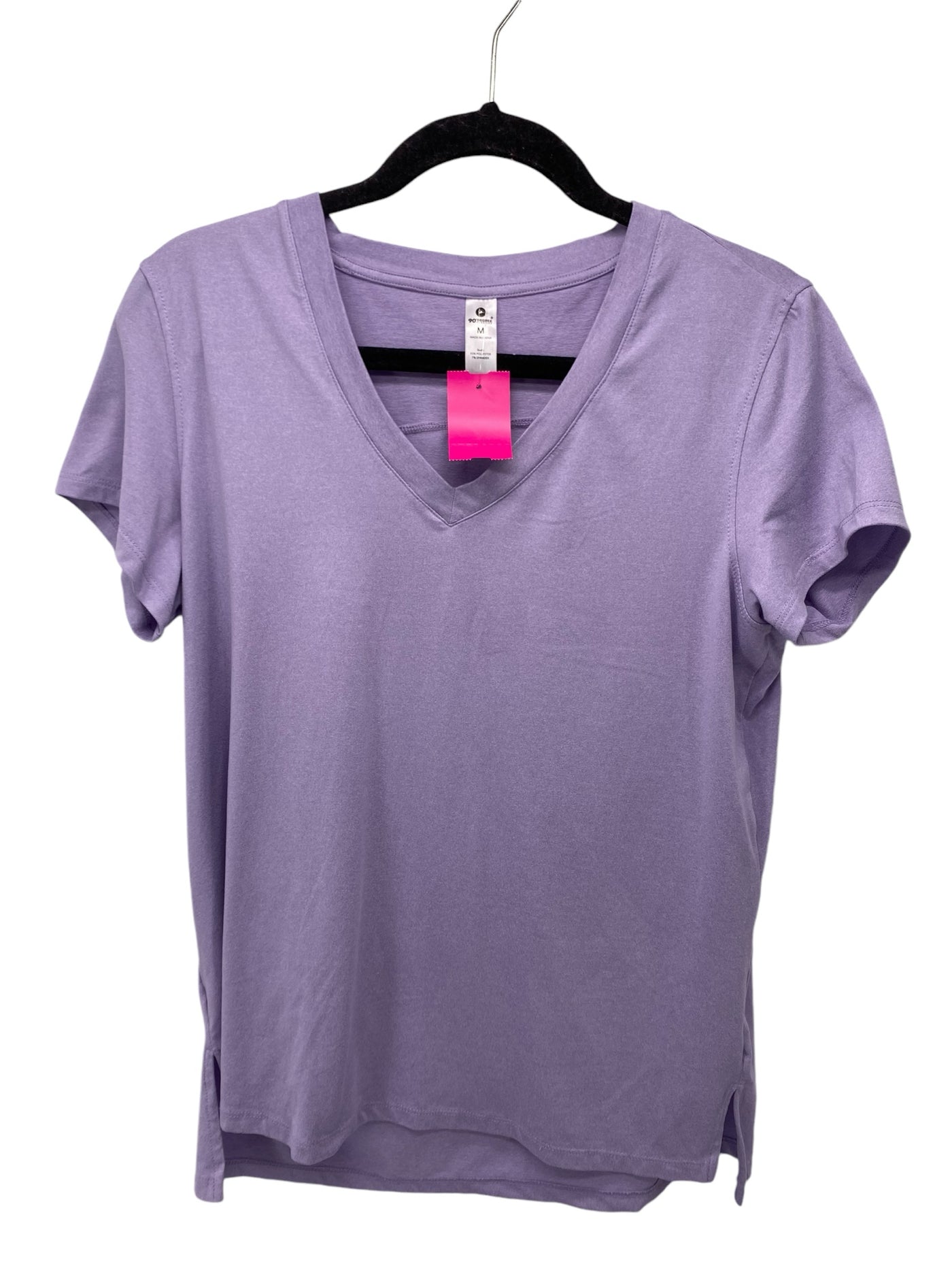 90 Degree Misses Size Medium Lilac Athleisure Short Sleeve