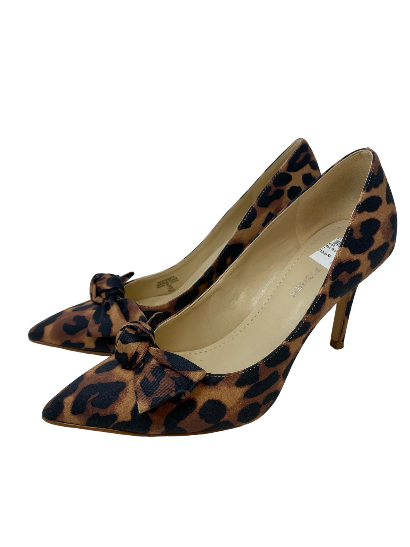 Marc Fisher Women Size 7 Animal Print Heels