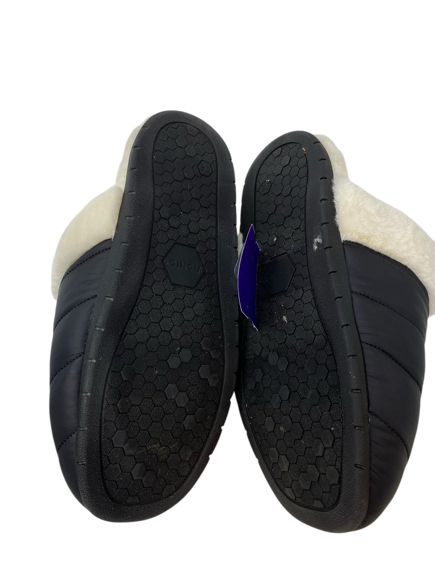 Vionic Women Size 8 Black Slides