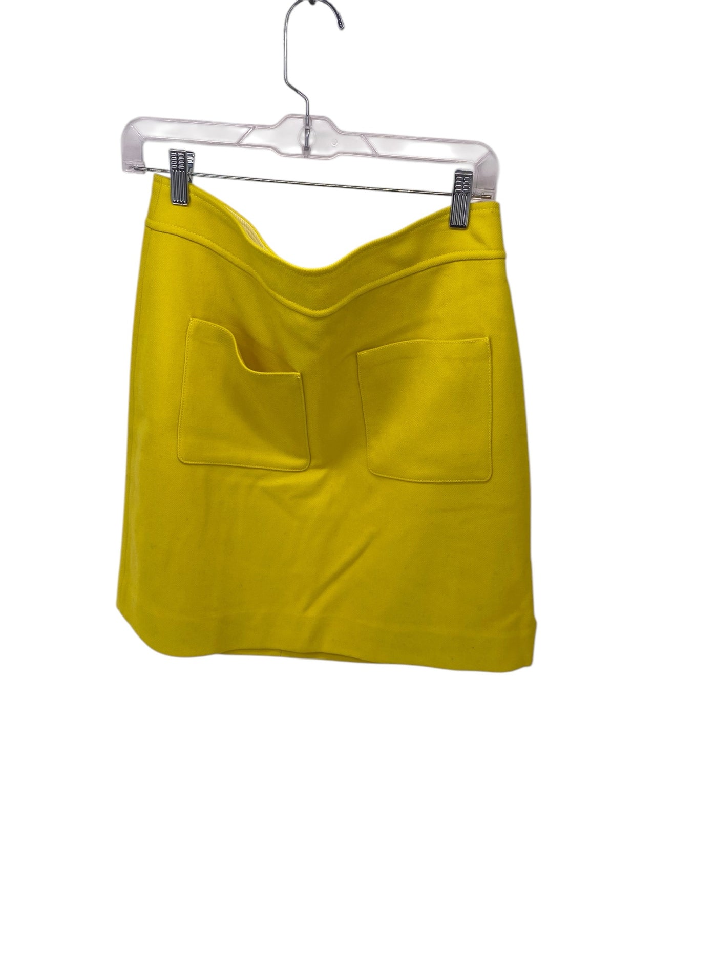 J Crew Misses Size 10 Yellow Skirt