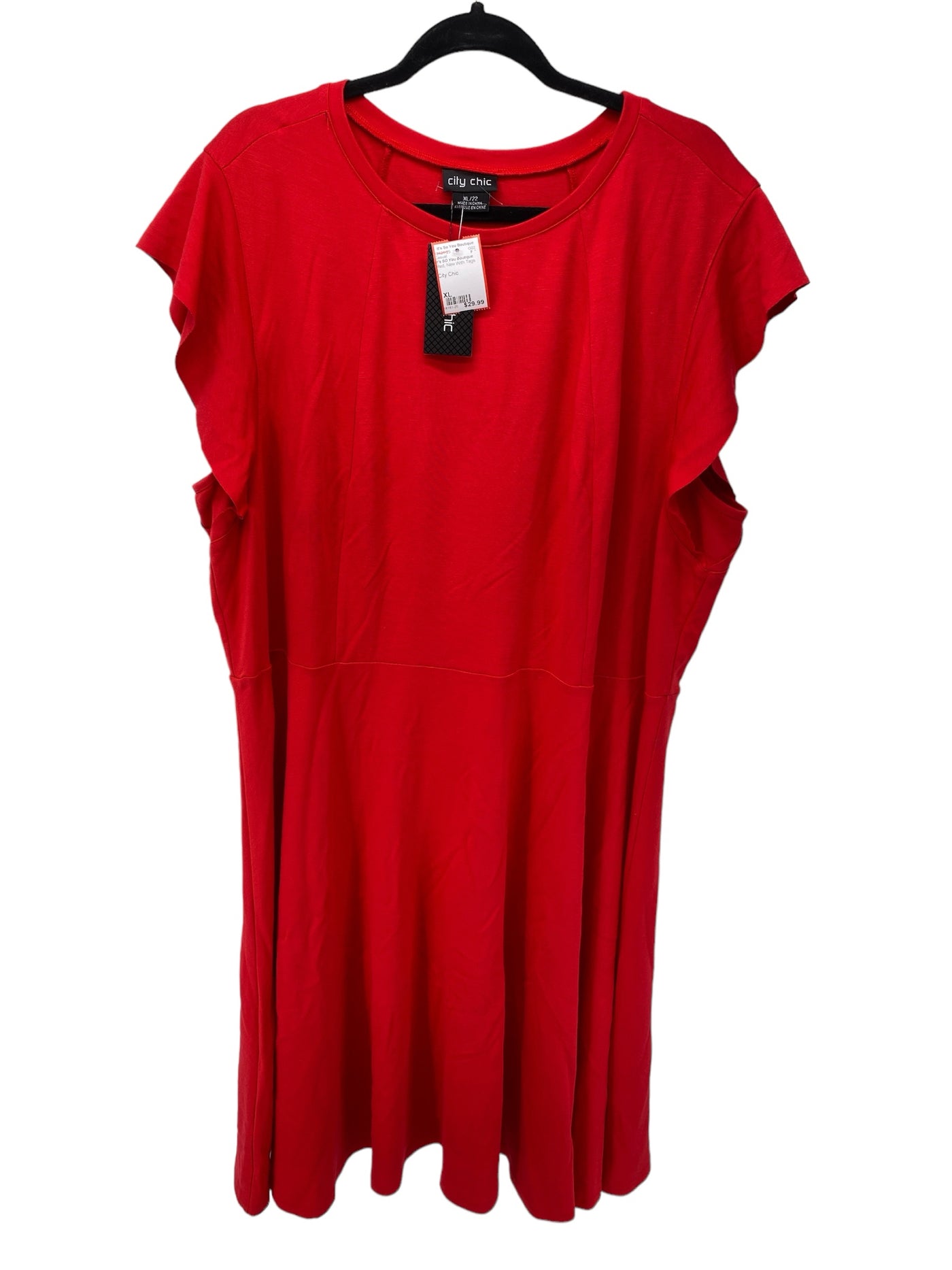 It's SO You Boutique Misses Size XL Red New With Tags Casual