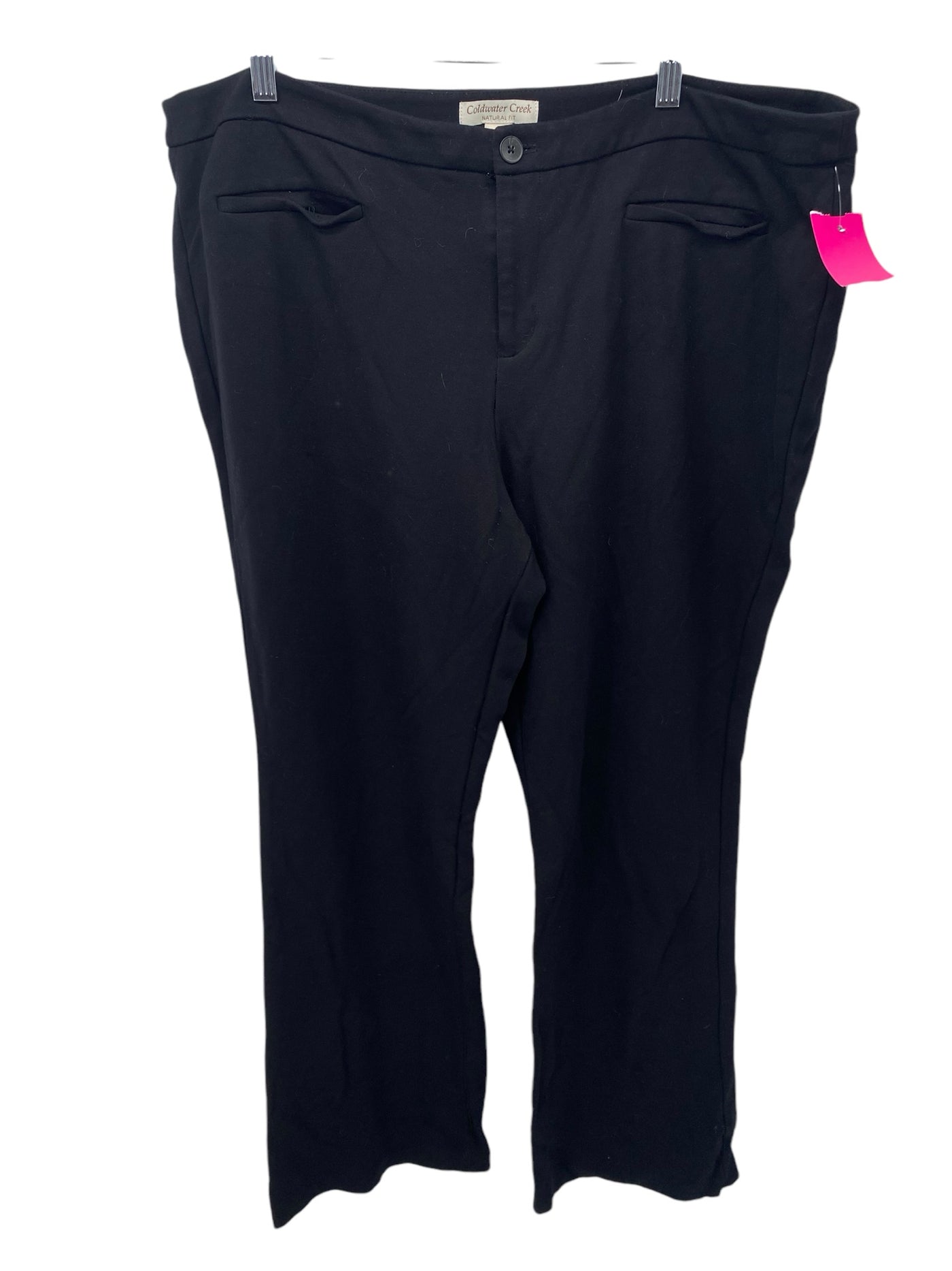 Coldwater Creek Women Size 18 Black CD Pants