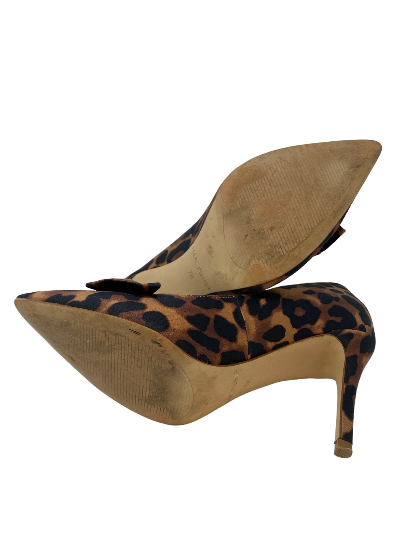 Marc Fisher Women Size 7 Animal Print Heels