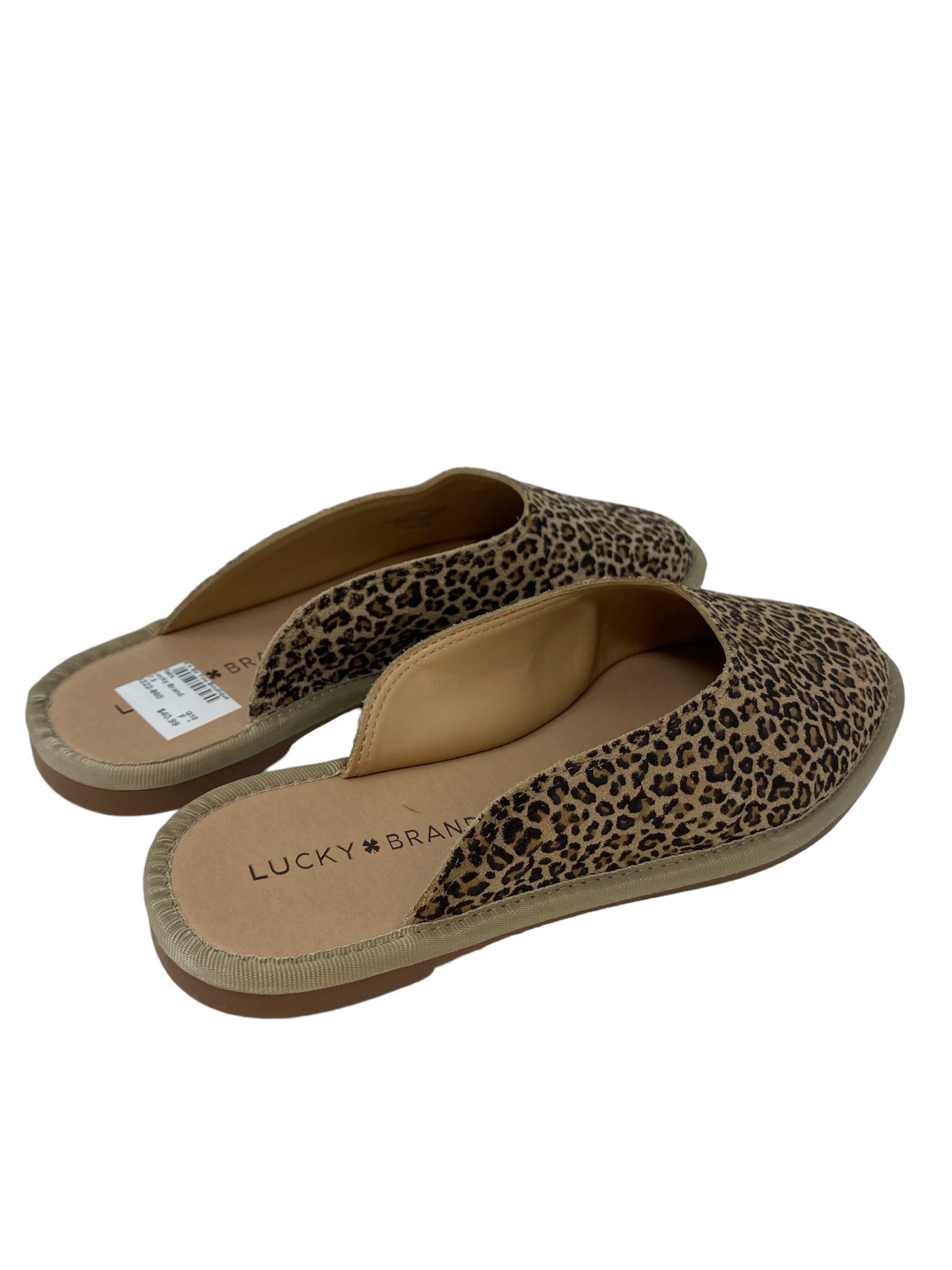 Lucky Brand Women Size 7.5 Animal Print Flats