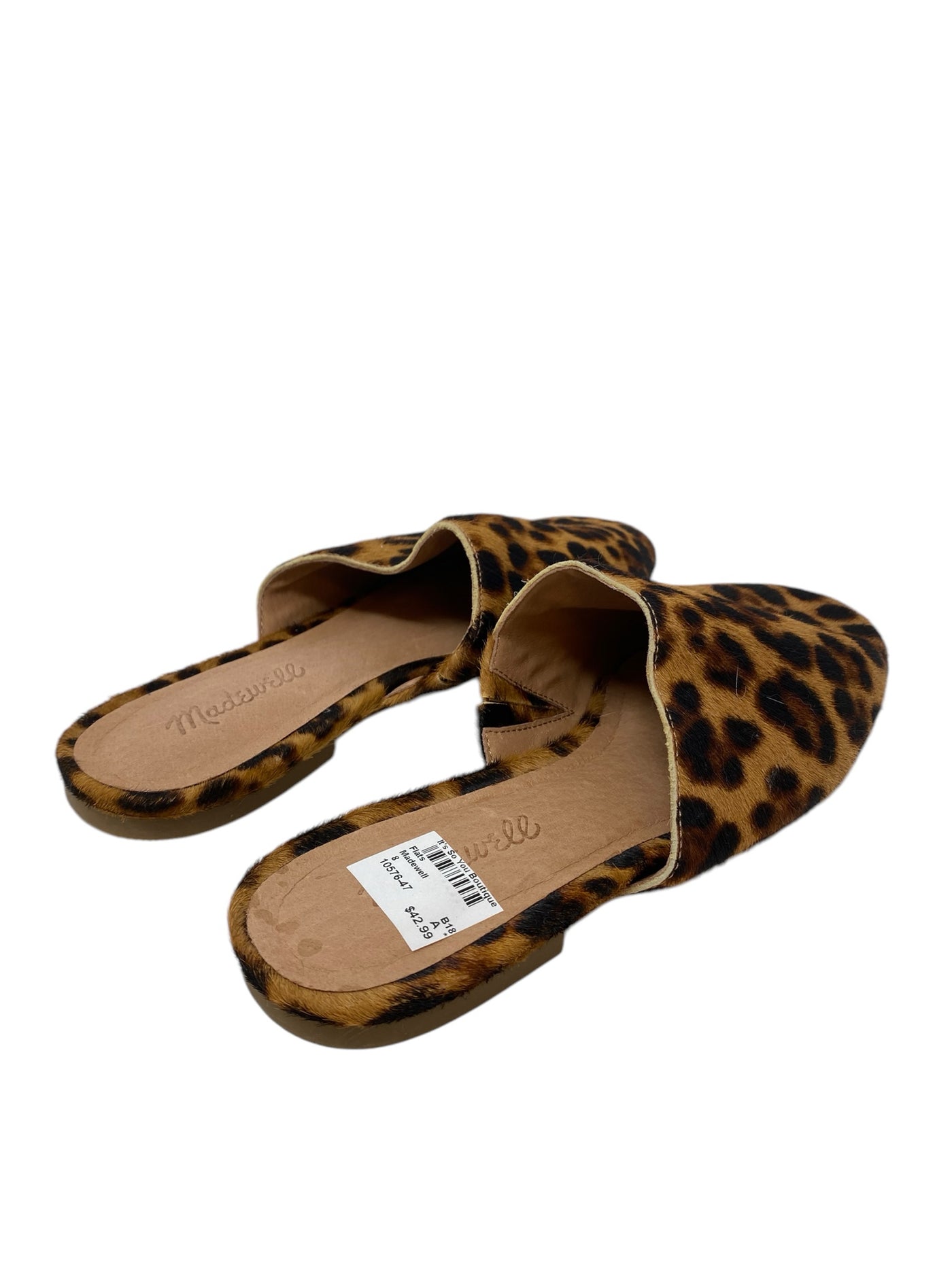 Madewell Women Size 8 Animal Print Flats