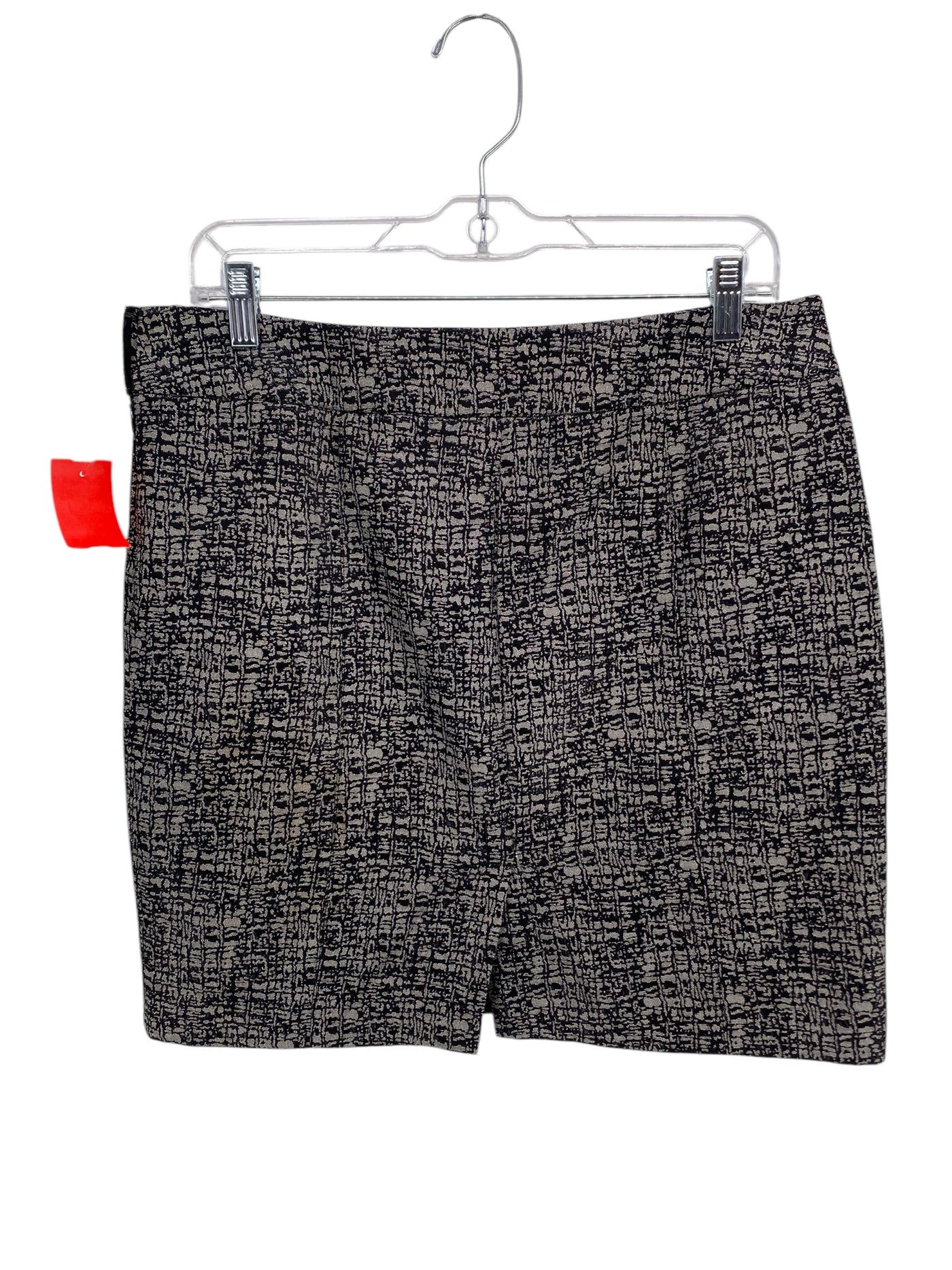 Kenneth Cole Misses Size 8 Grey Print Skirt