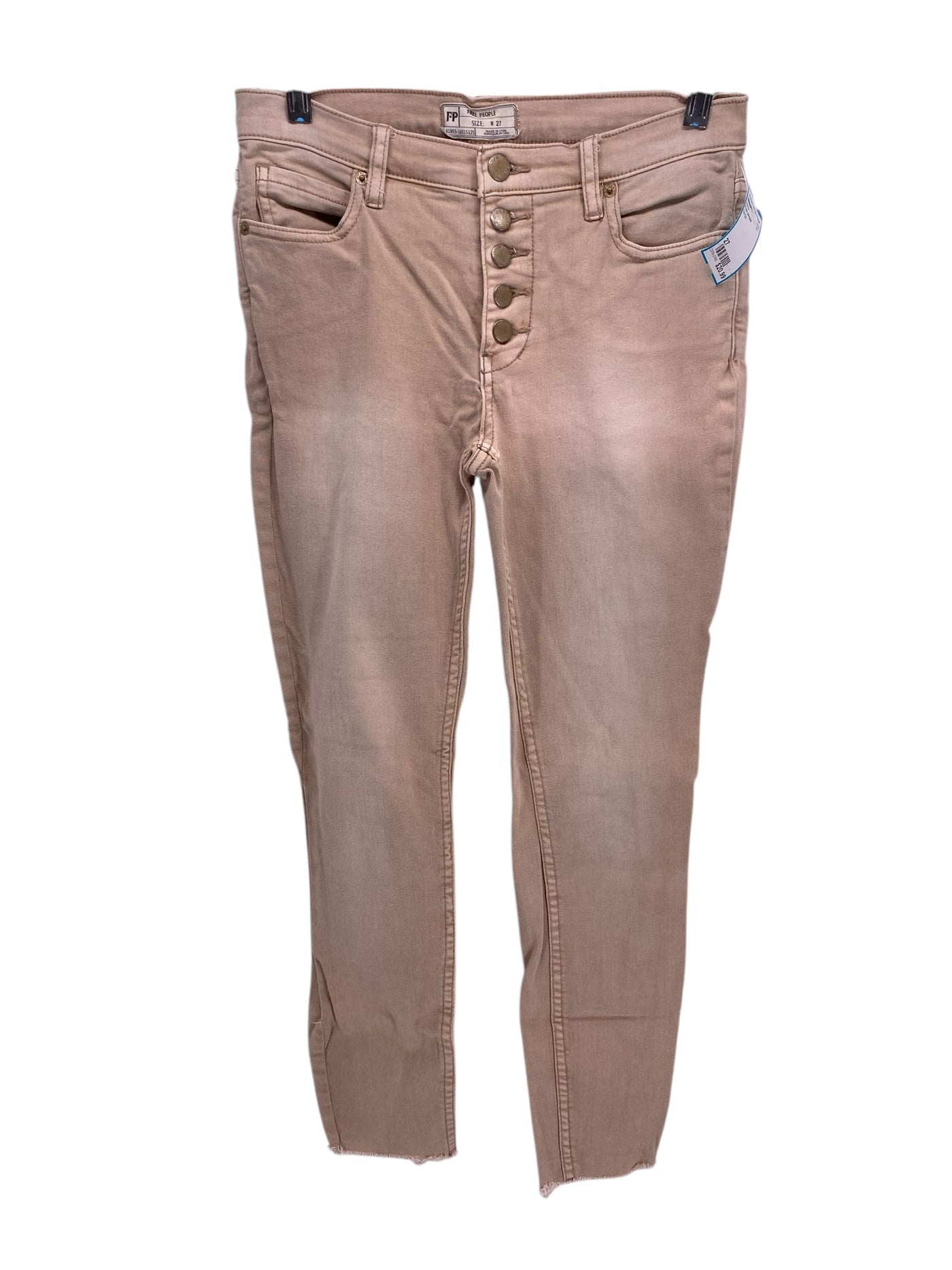 Free people Misses Size 27 Beige Jeans