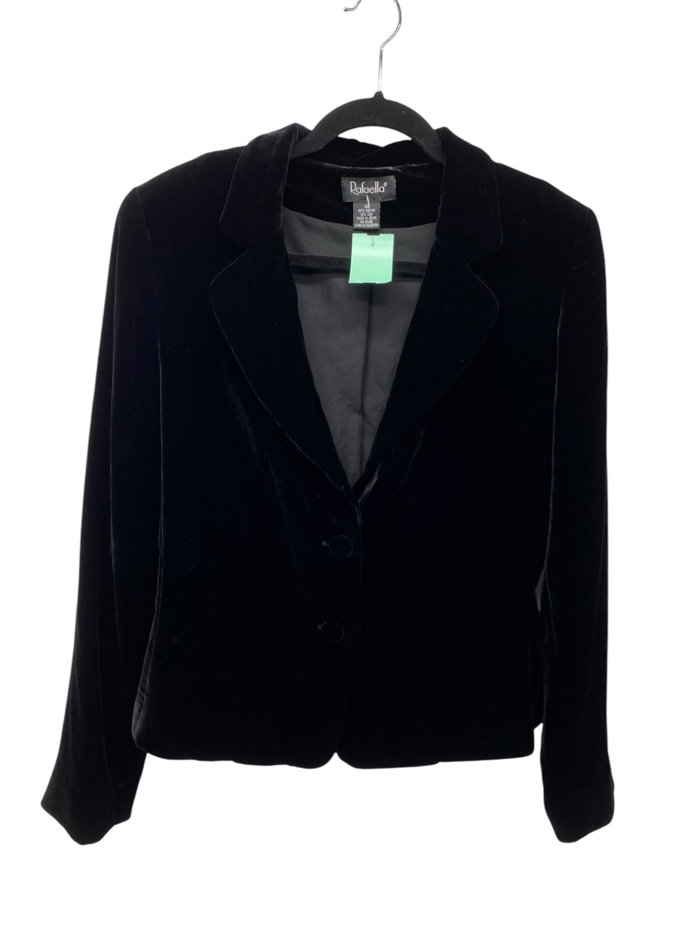 Rafaella Misses Size 12 Black Blazer