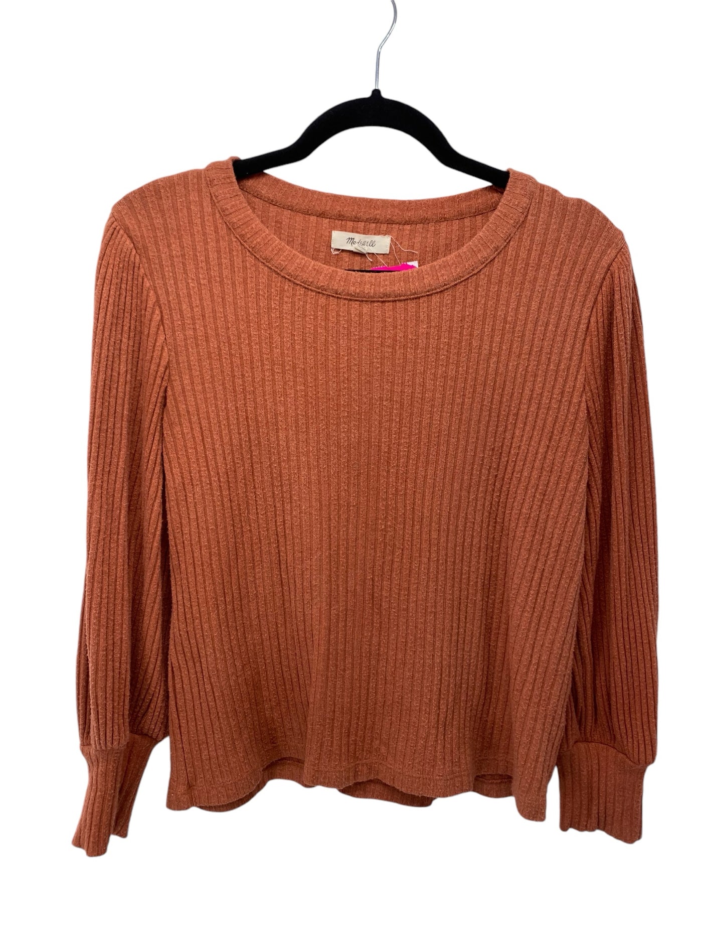 Madewell Misses Size Small Rust LS Blouse