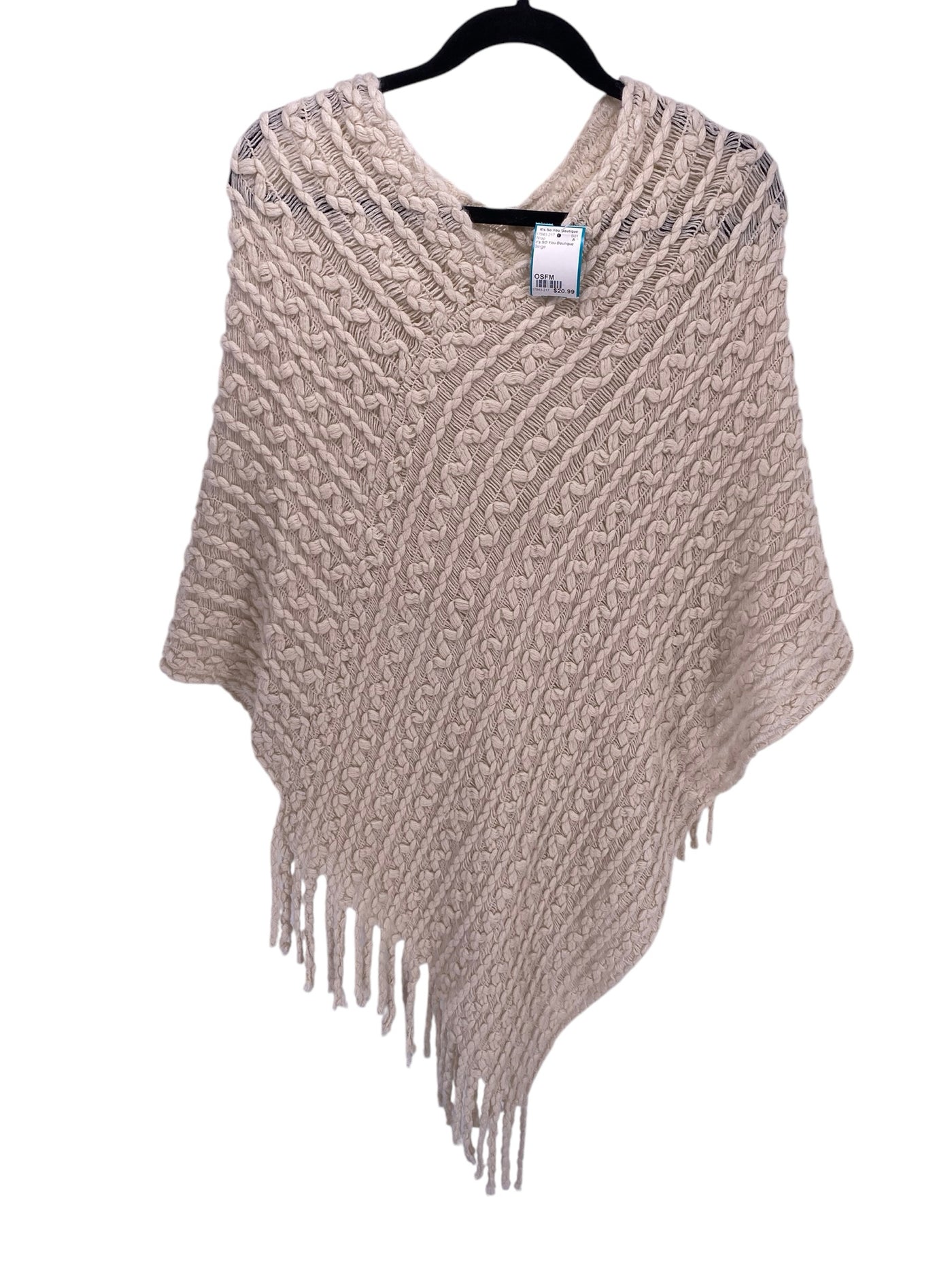 It's SO You Boutique Misses Size OSFM Beige Wrap