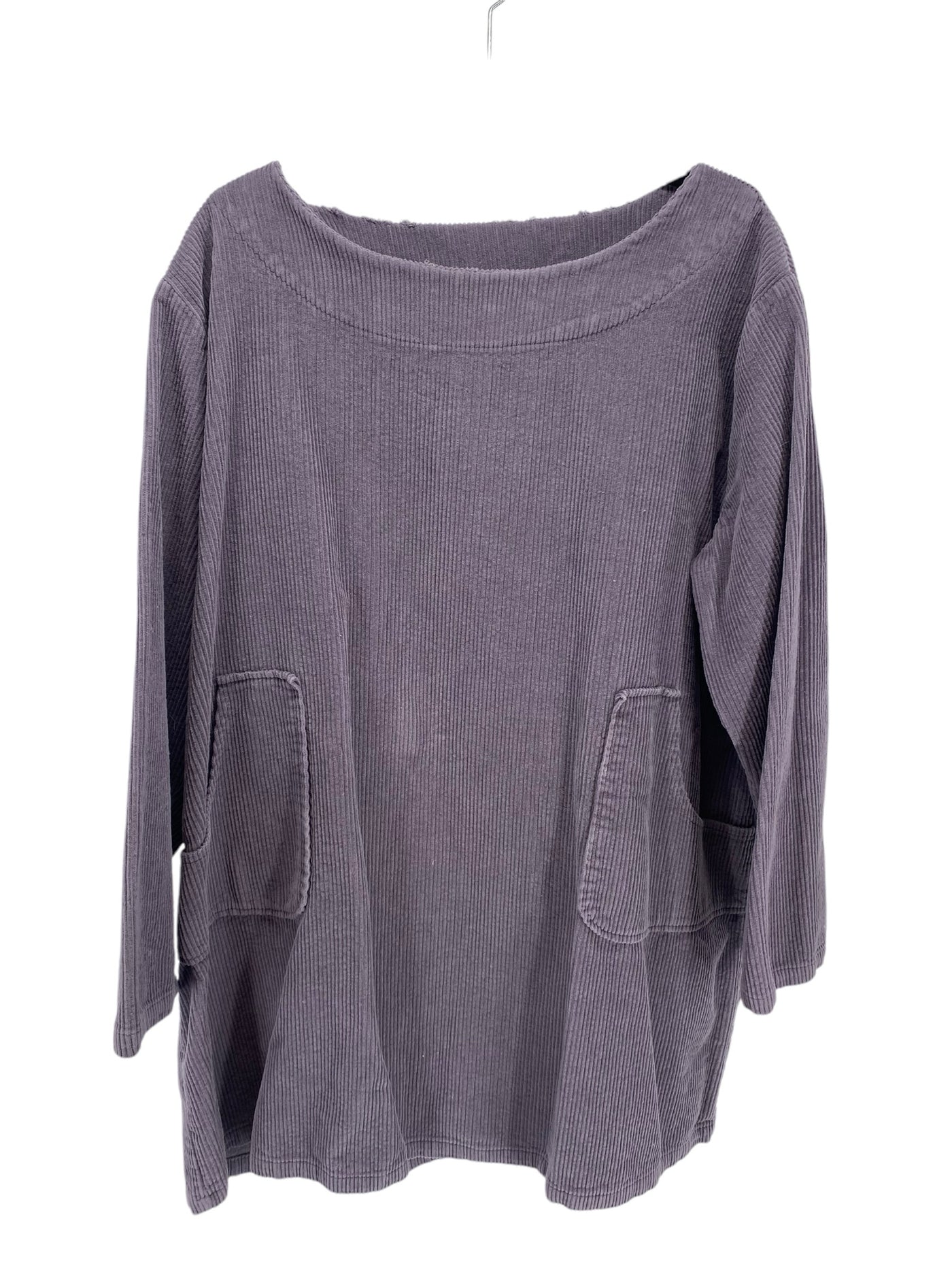 It's SO You Boutique Women Size XXL Grey CD 3/4 Blouse