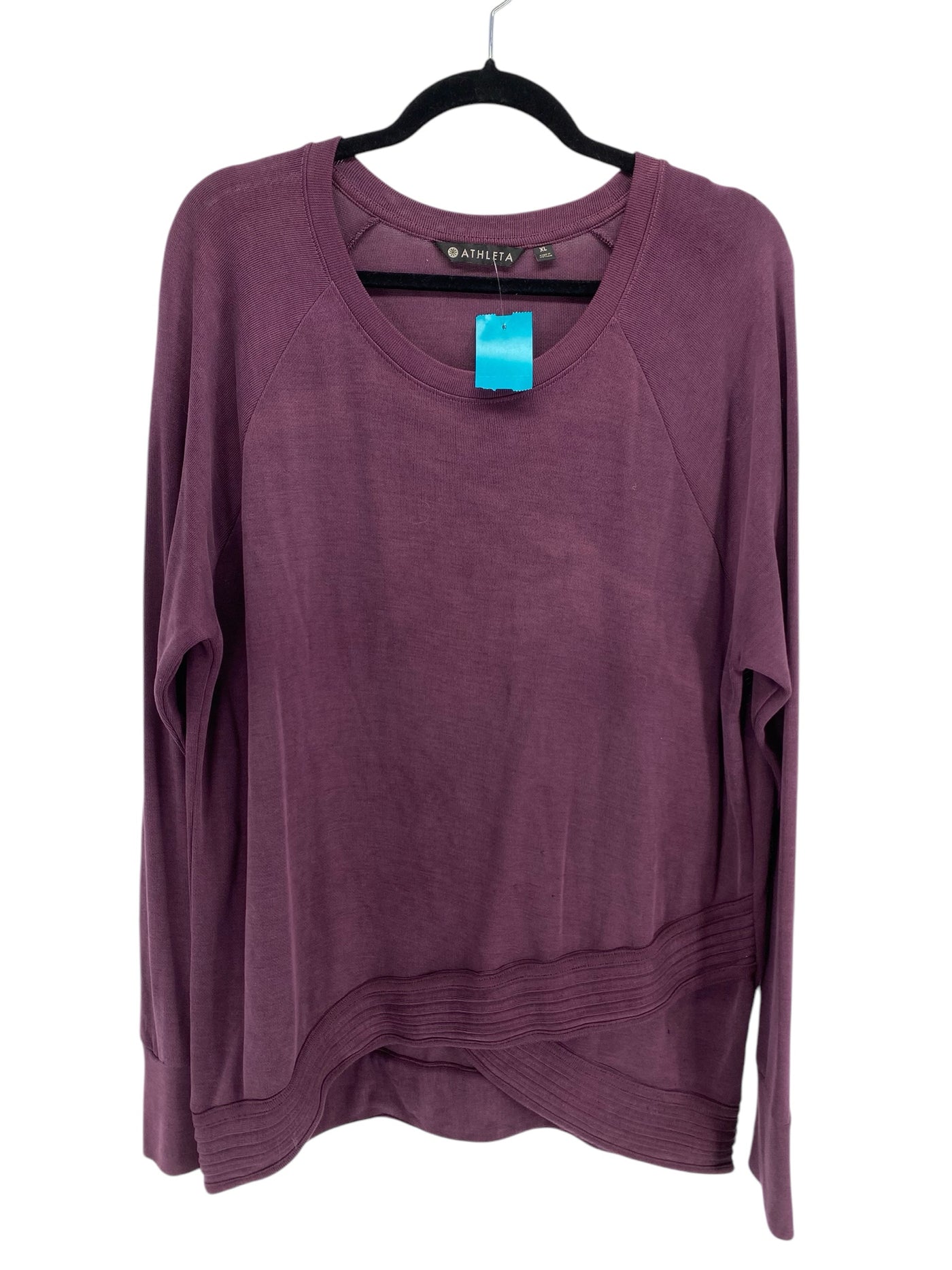 Athleta Misses Size XL Purple Athleisure Long Sleeve