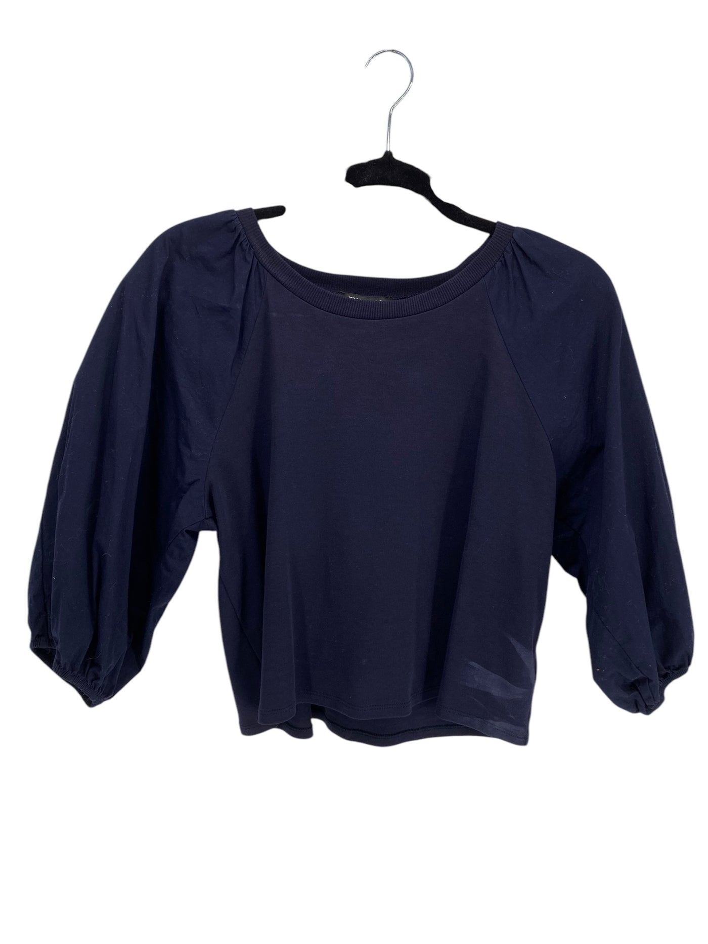 Express Misses Size Small Navy SS Blouse