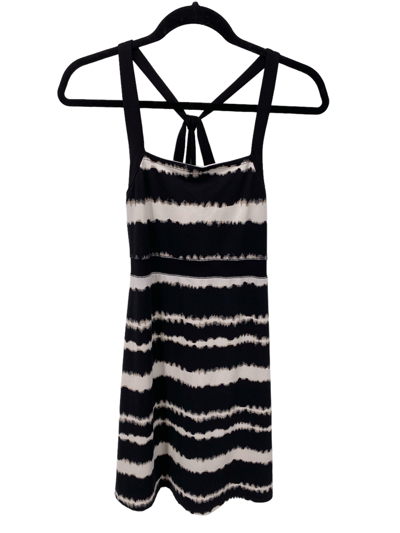 It's SO You Boutique Misses Size S/M Black White Tie Dye Athleisure Dress