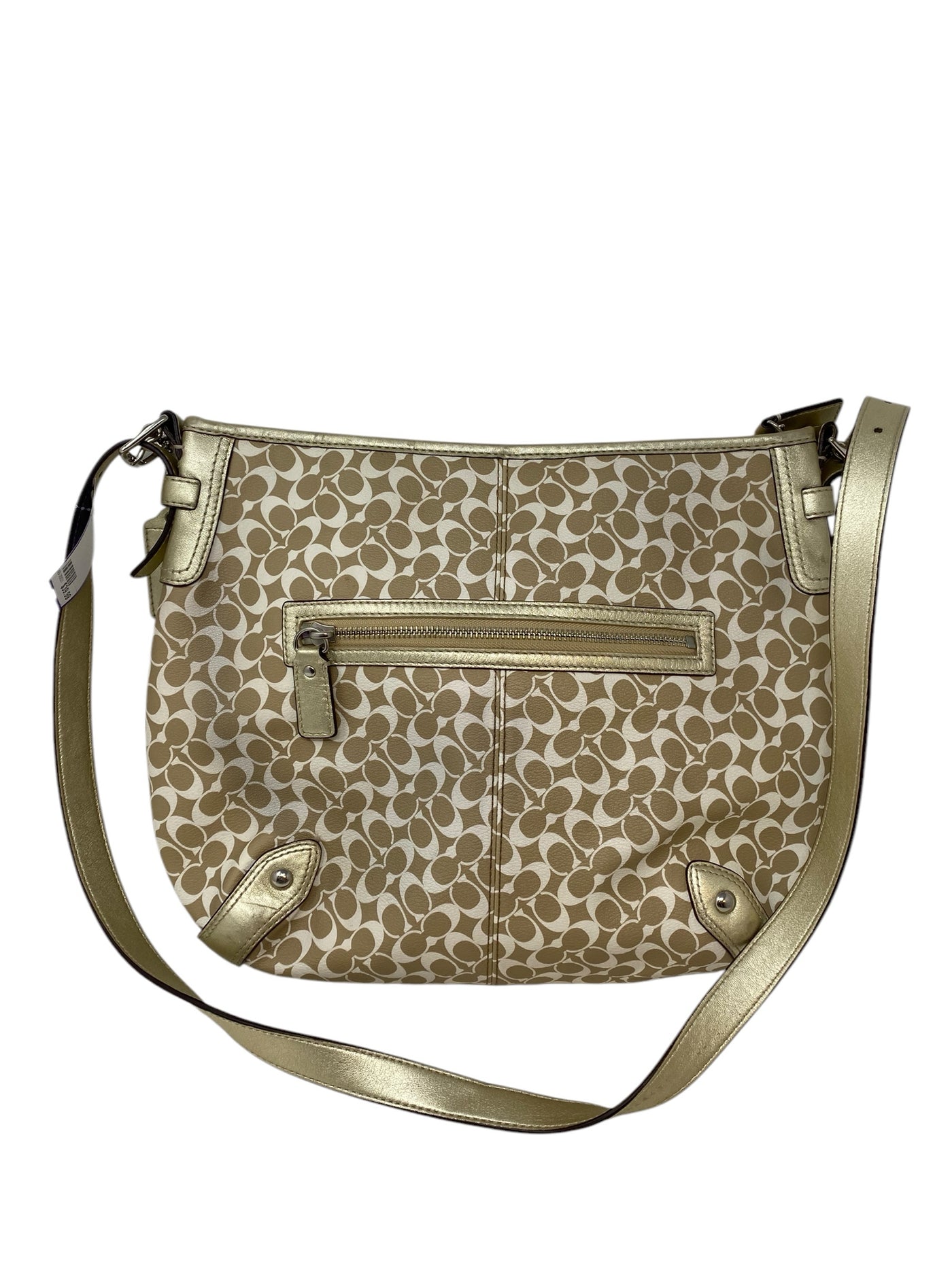 Coach Beige Print Crossbody