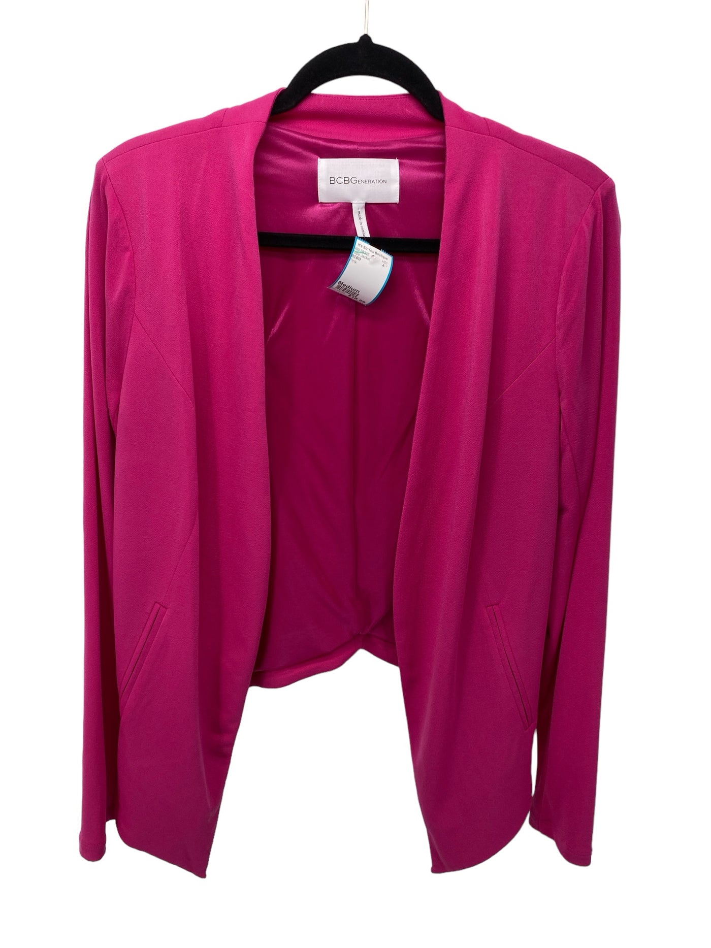 BCBG Misses Size Medium Pink Tops Jacket