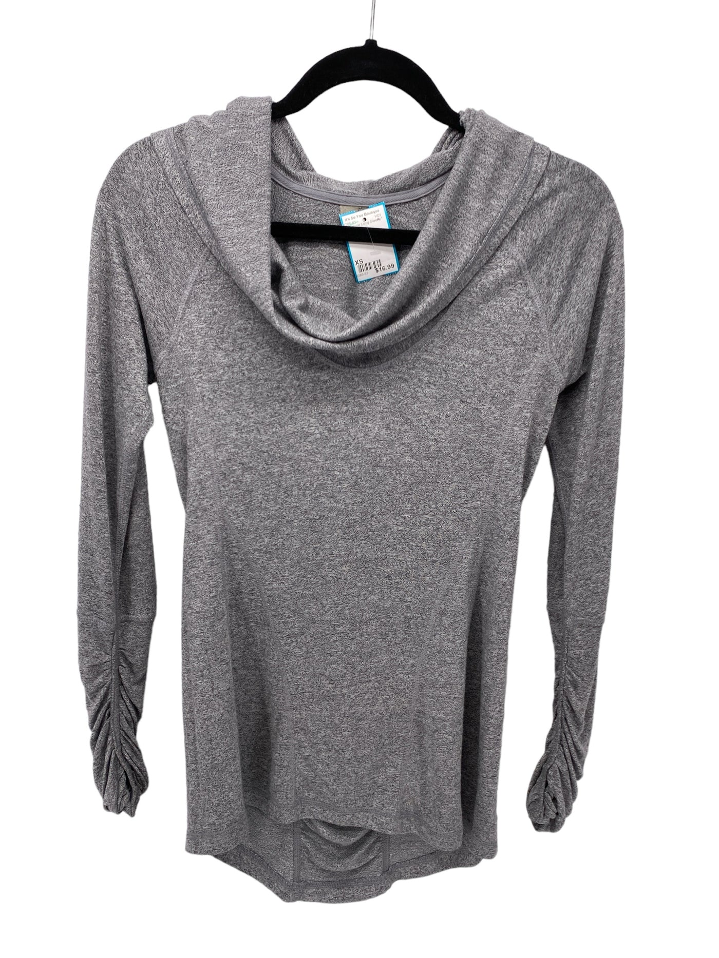 Zella Misses Size XS Grey Athleisure Long Sleeve