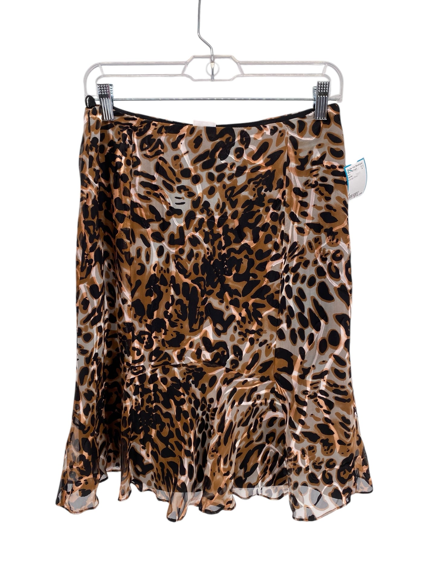 Cache Misses Size 4 Animal Print Skirt