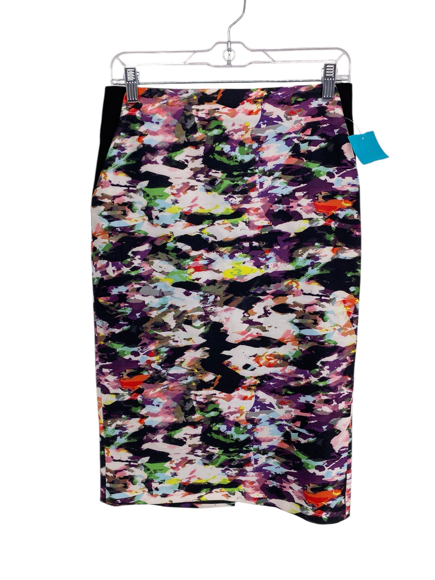 dalia Misses Size 4 Black Multi Skirt