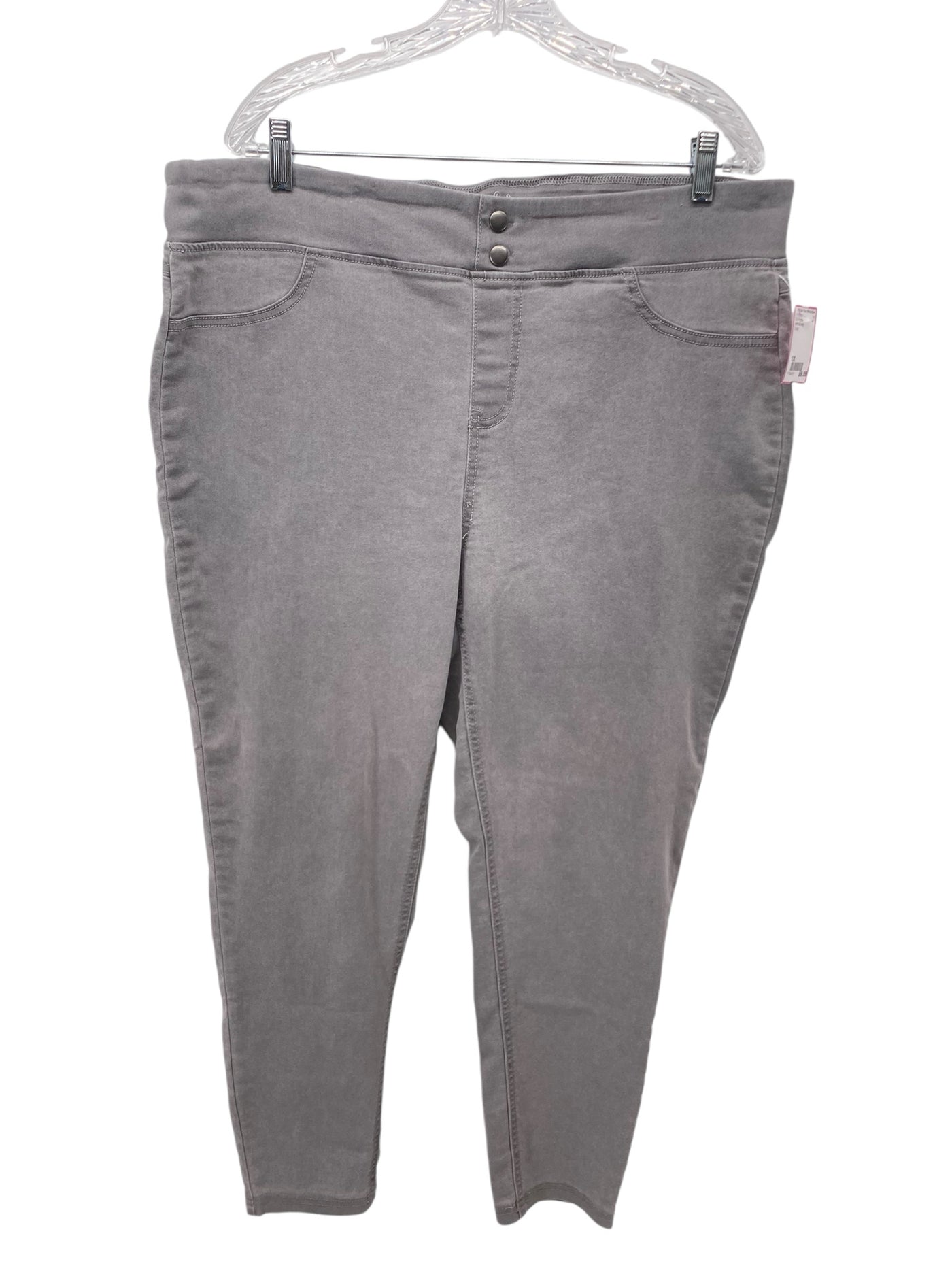 terra & sky Women Size 1X Grey CD Pants