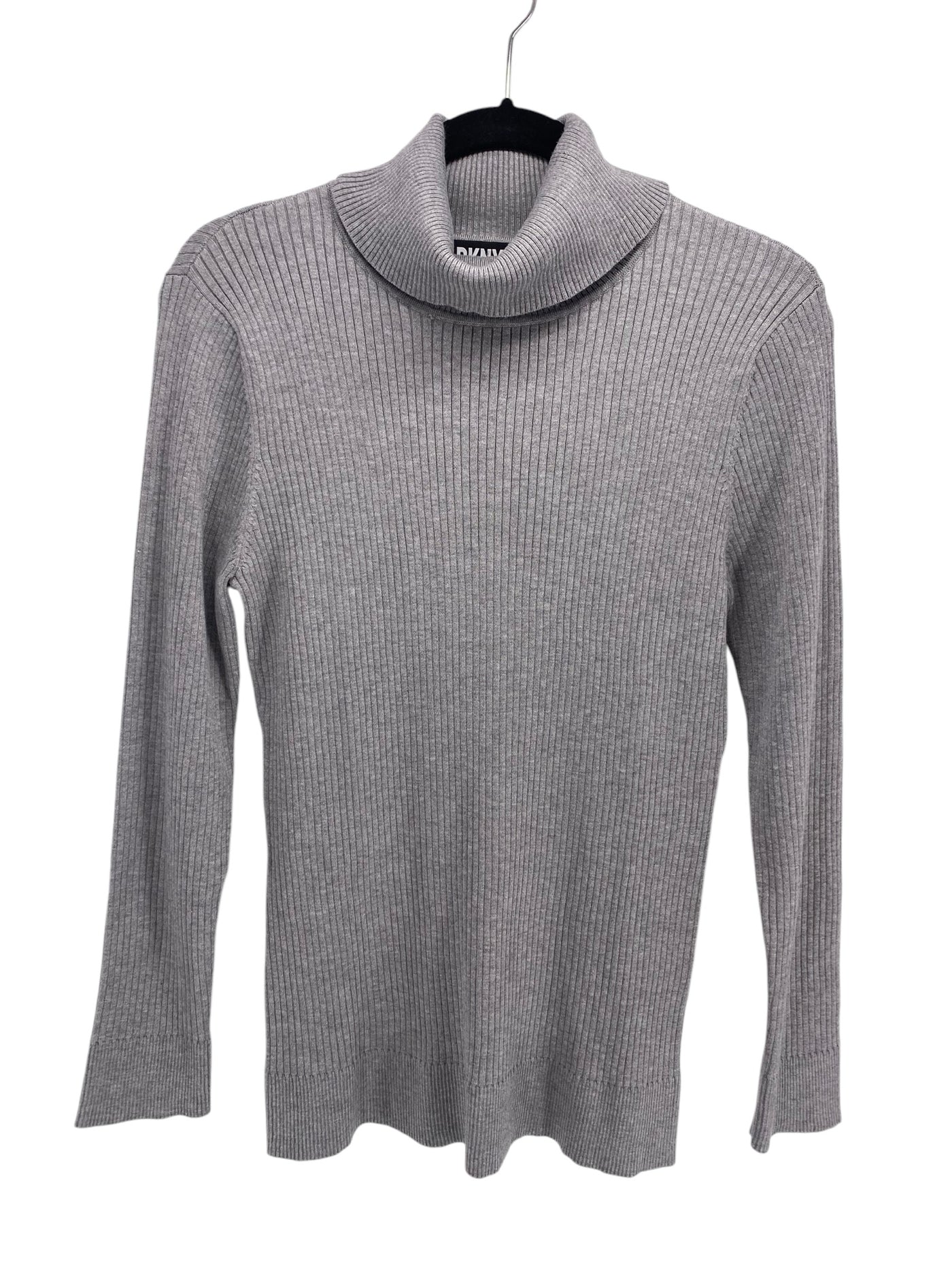 DKNY Misses Size Large Grey Turtleneck