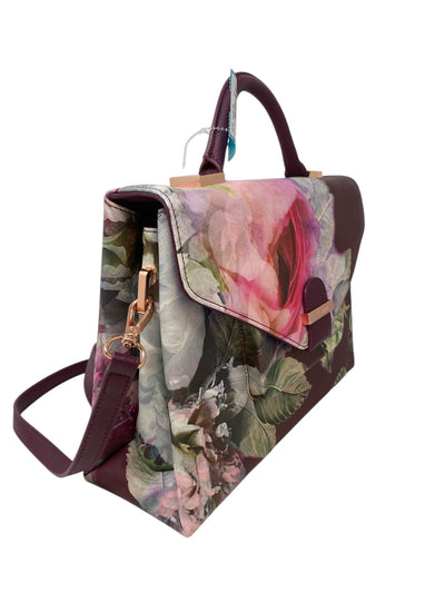 Ted Baker Burgundy Floral Crossbody