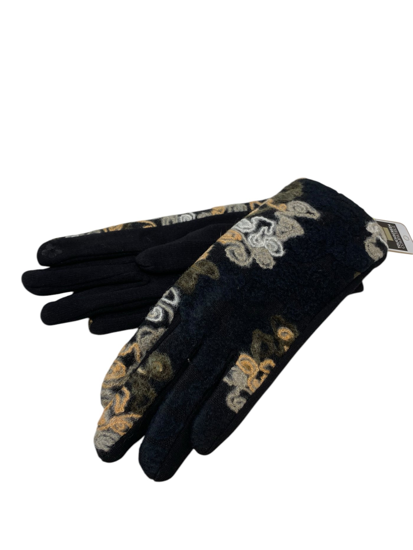 It's SO You Boutique Black Print Gloves