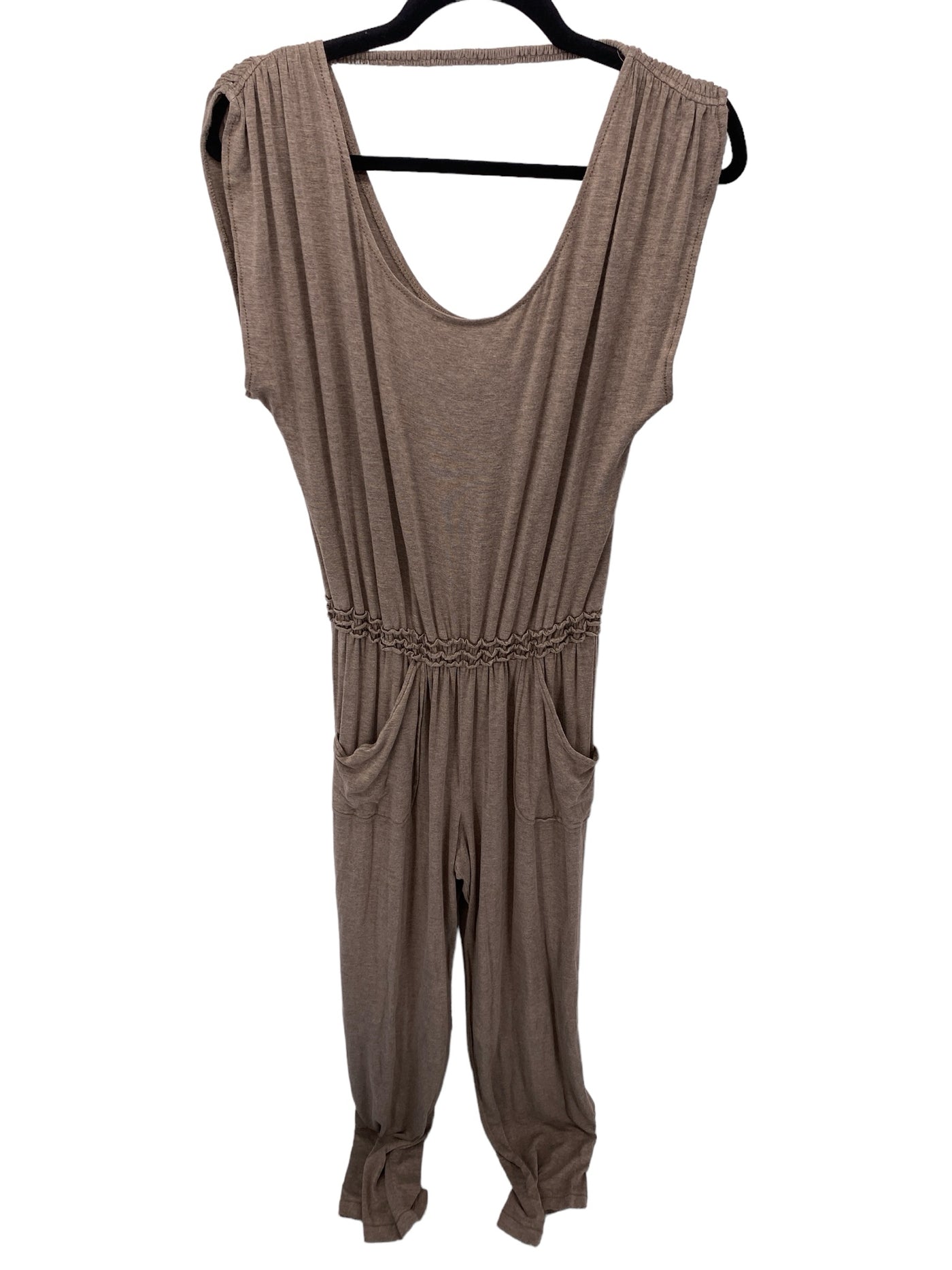 Max Studio Misses Size Small Taupe Jumpsuit