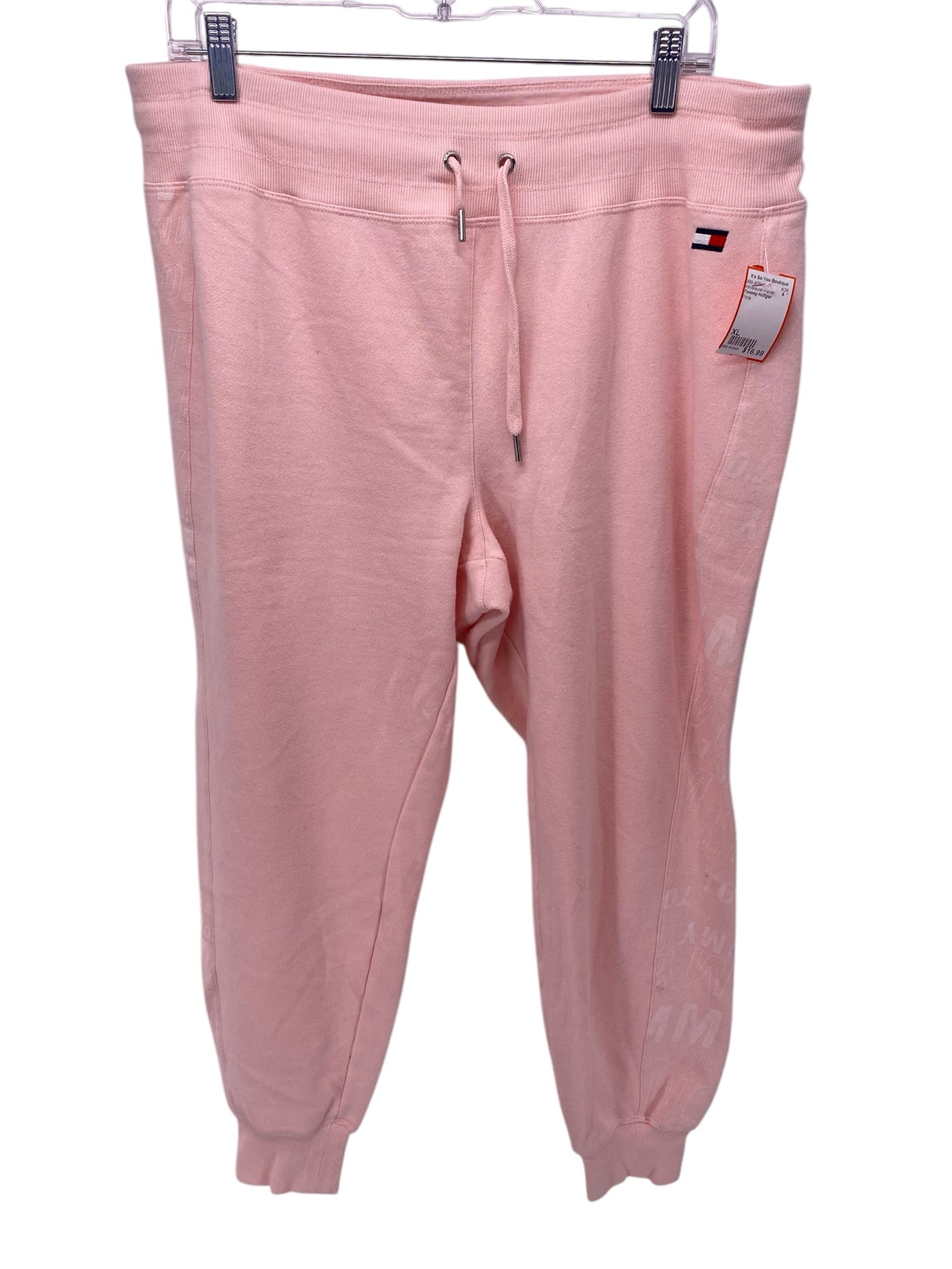 Tommy Hilfiger Misses Size XL Pink Athleisure Pants