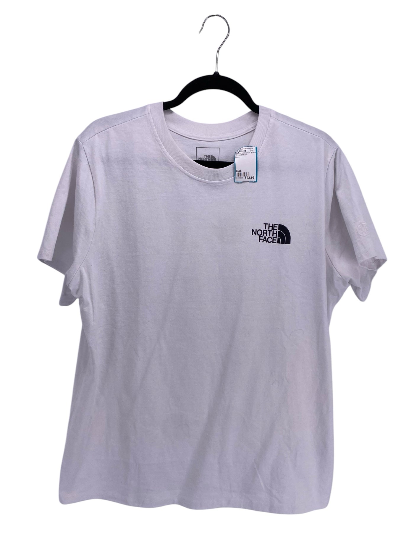 The North Face Women Size XXL White CD Athleisure Short Sleeve