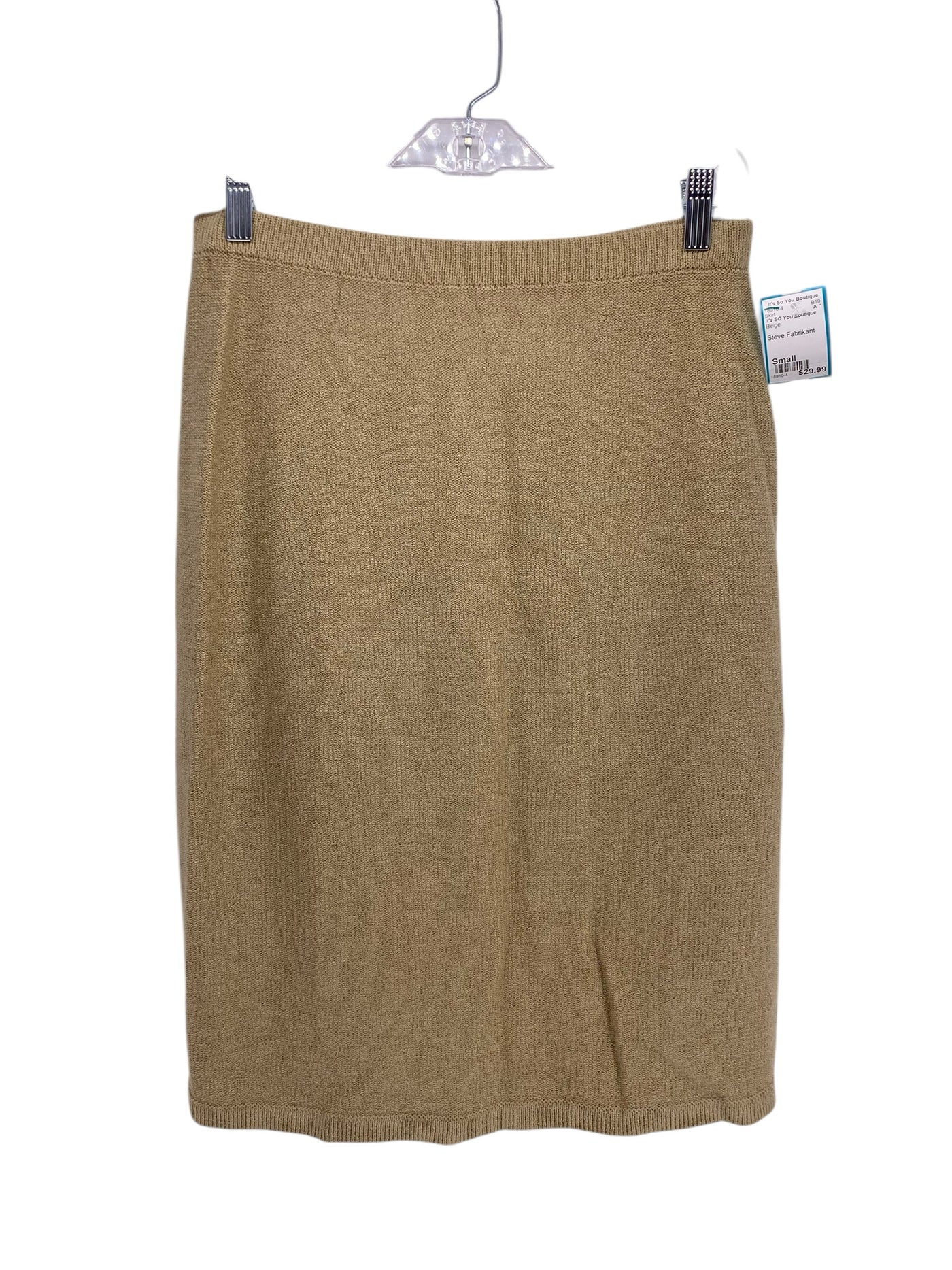 It's SO You Boutique Misses Size Small Beige Skirt