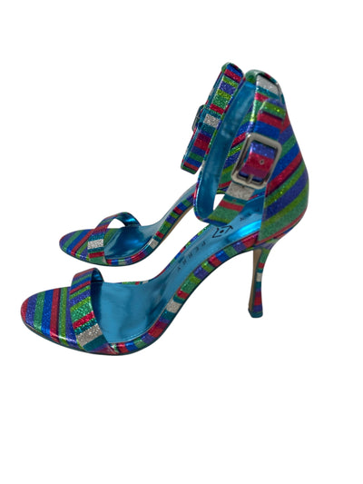 It's SO You Boutique Women Size 9 Blue Multi Heels