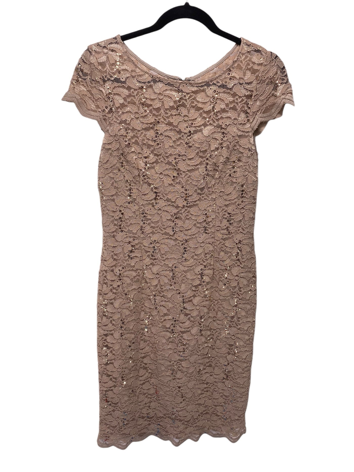 Alex Evenings Misses Size 8 Beige Formal