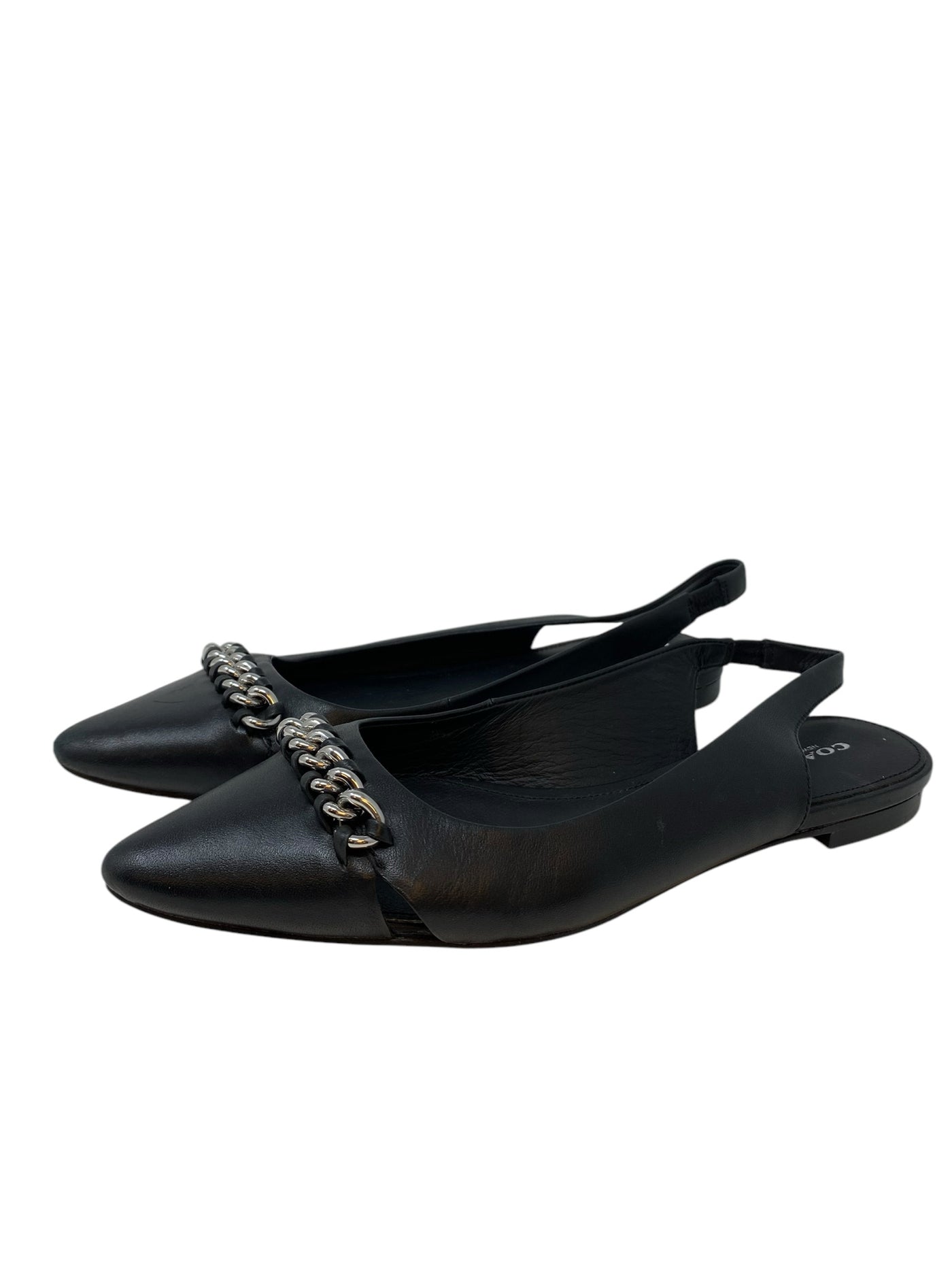 Coach Women Size 8.5 Black Flats