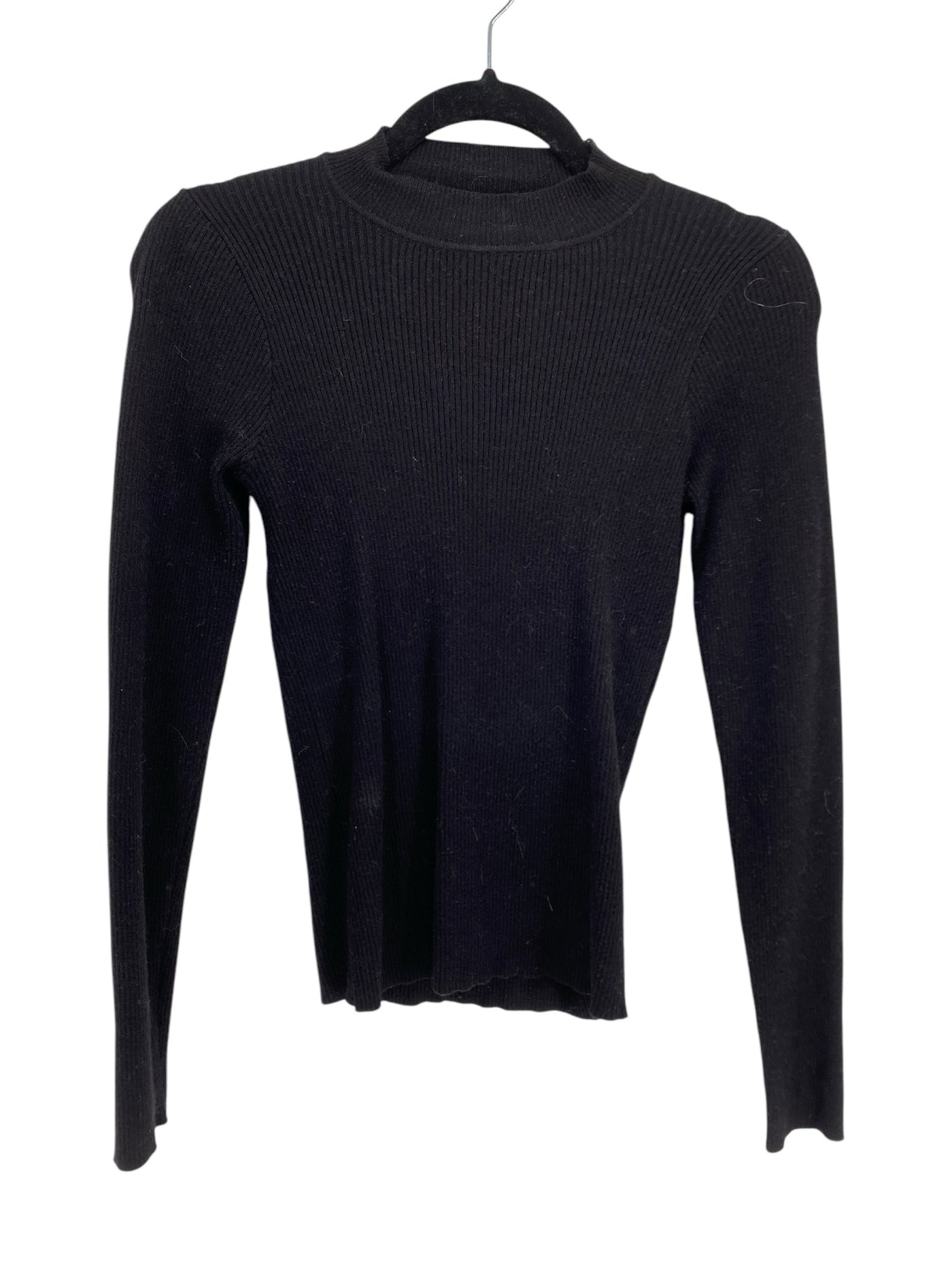 BKE Misses Size Medium Black LS Blouse