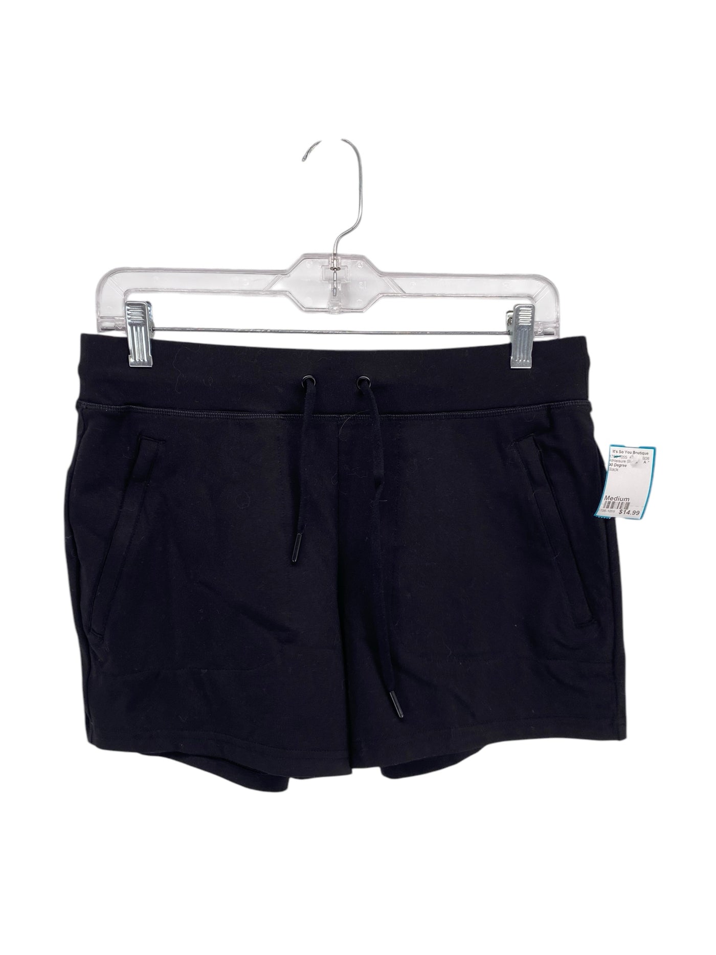 90 Degree Misses Size Medium Black Athleisure Shorts