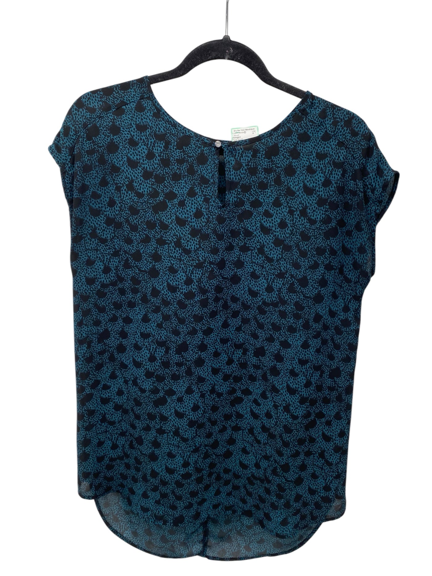 Halogen Misses Size XS Teal Print Casual