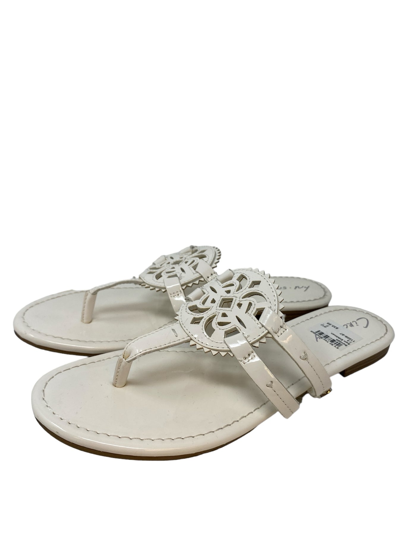 Sam Edelman Women Size 7.5 White Sandals