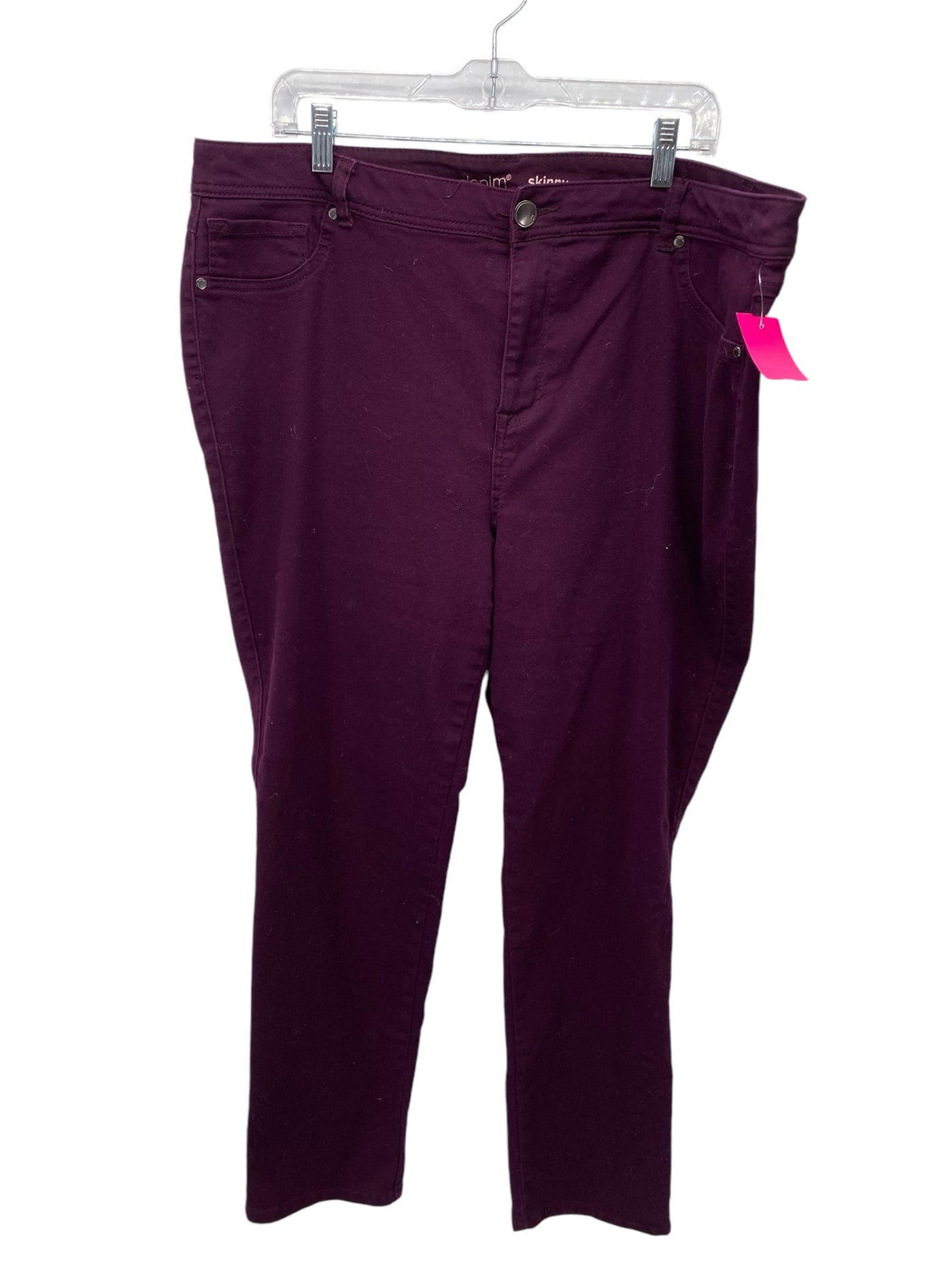 Avenue Women Size 20 Purple CD Jeans