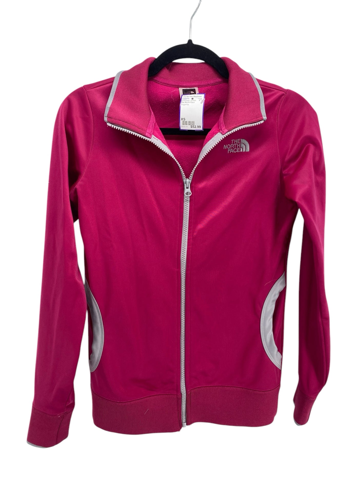 The North Face Misses Size XS Magenta Athleisure Jacket