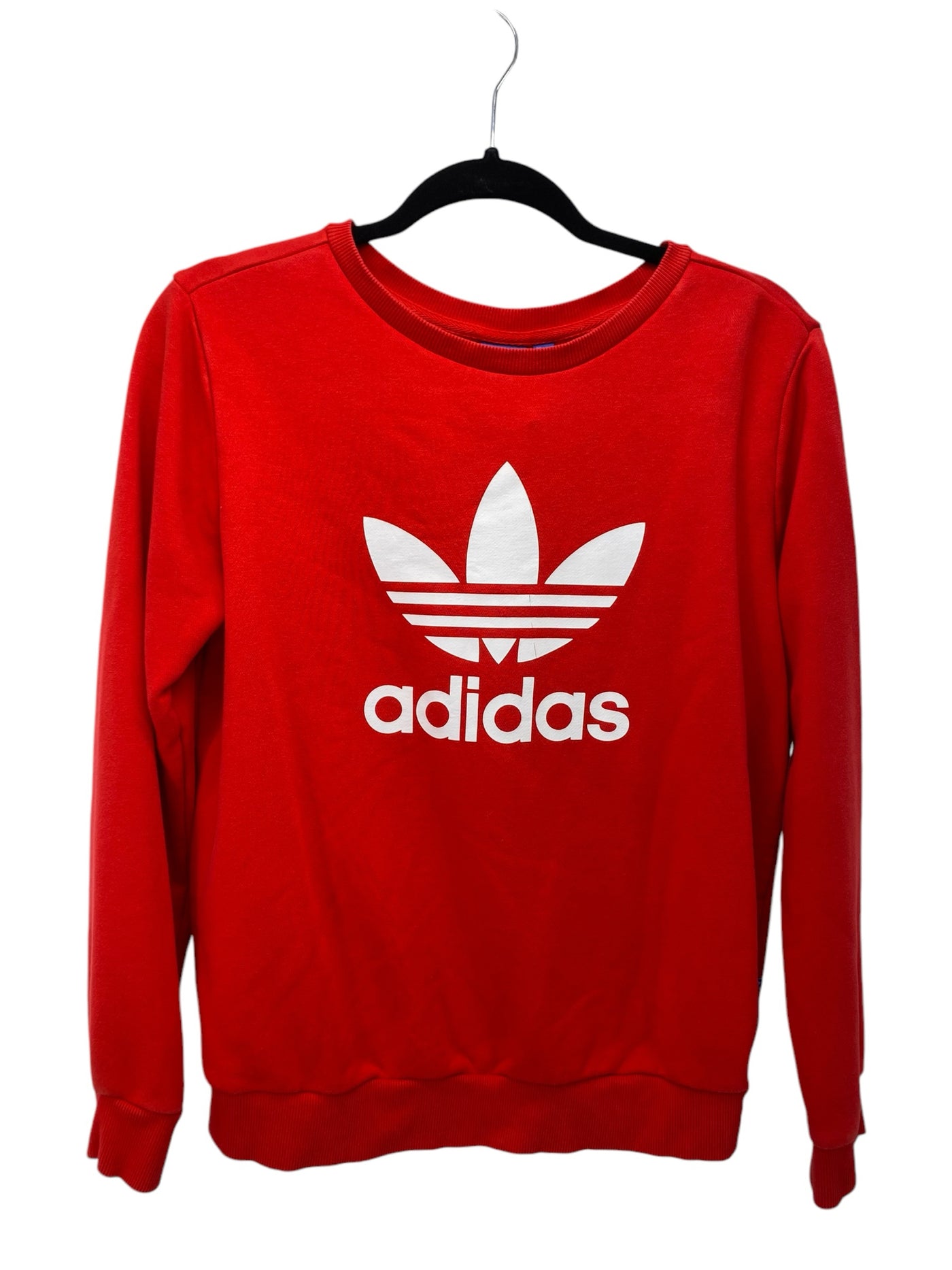 Adidas Misses Size Medium Red Athleisure Long Sleeve