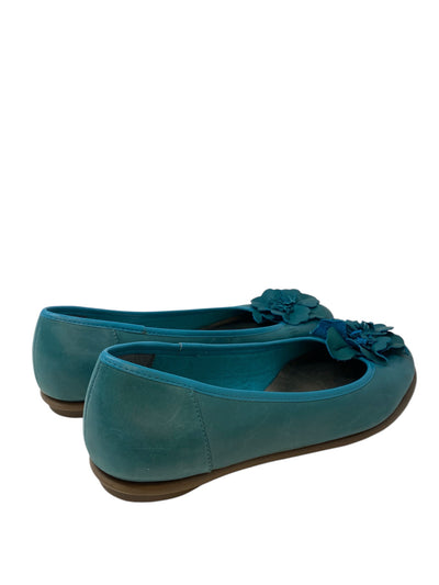 Clarks Women Size 7 Teal Flats