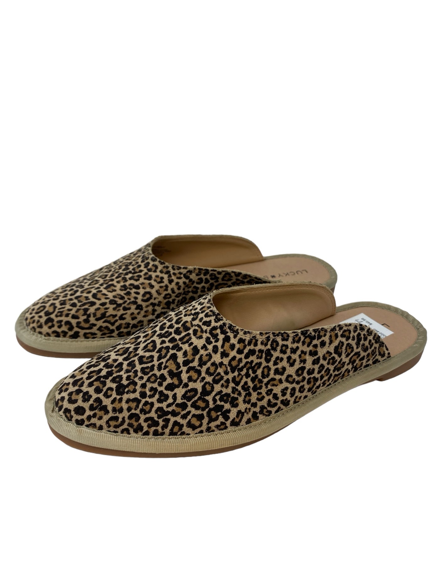 Lucky Brand Women Size 7.5 Animal Print Flats