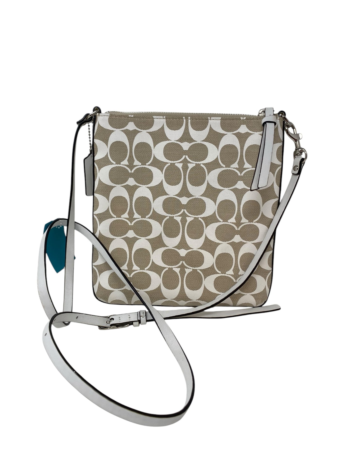 Coach Beige Print Crossbody