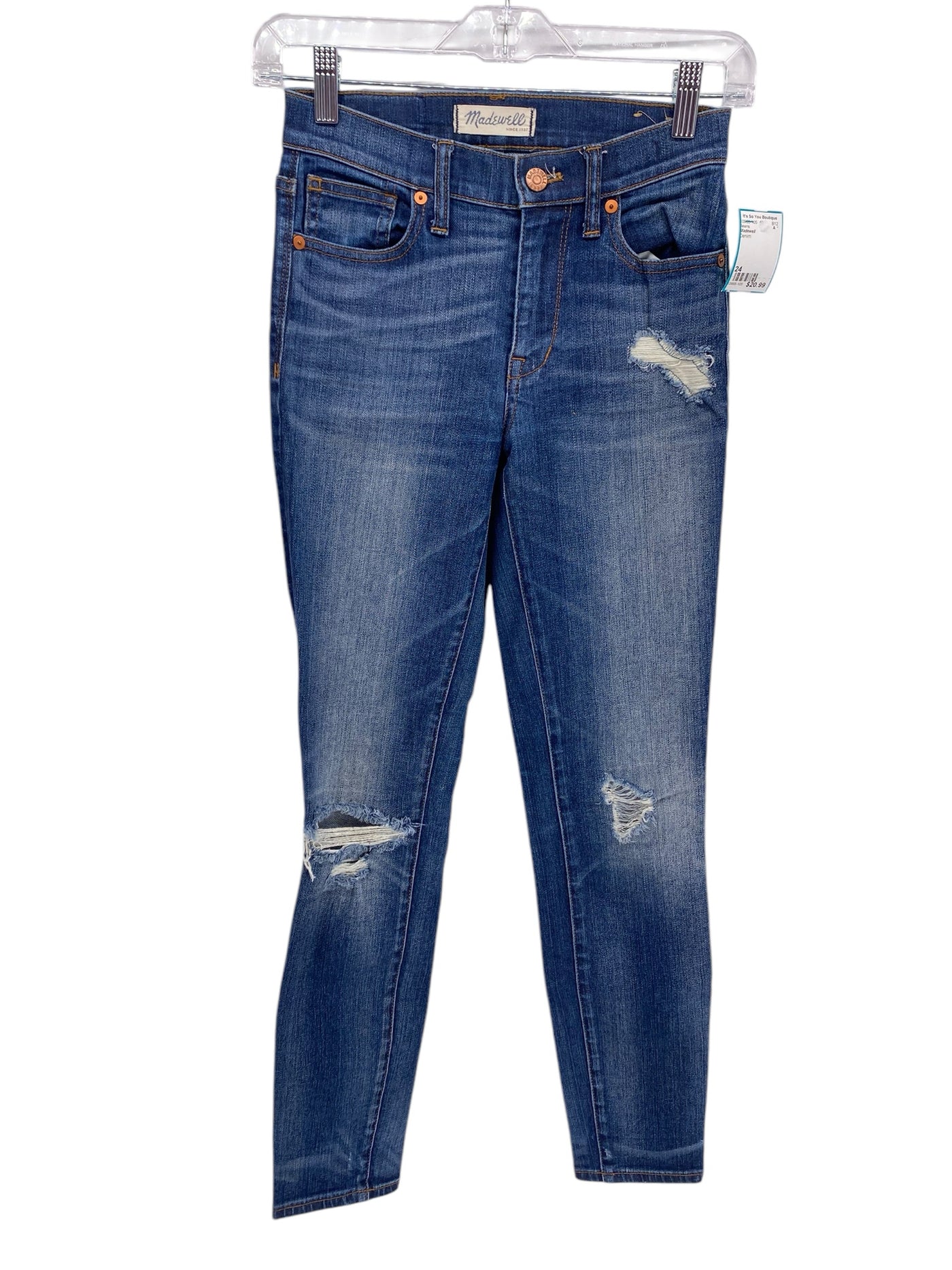 Madewell Misses Size 24 Denim Jeans